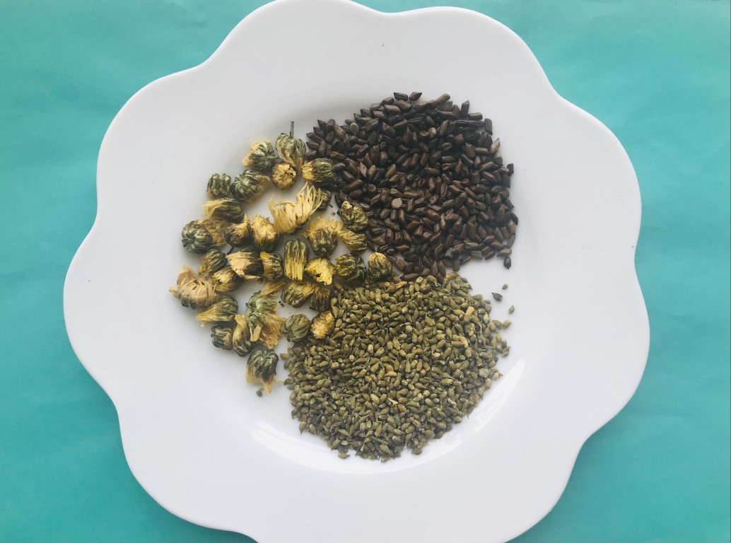 Sophora Flower, Cassia Seed and Chrysanthemum Tea