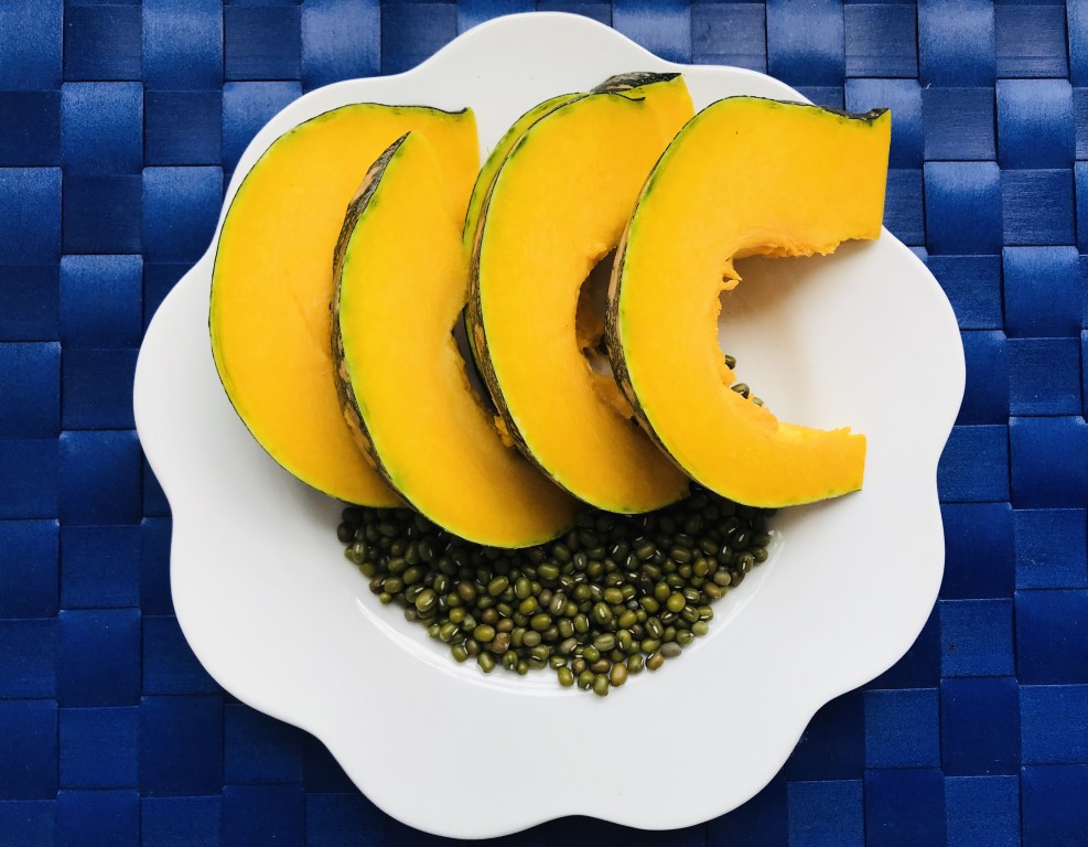 Pumpkin and Mung Bean Congee