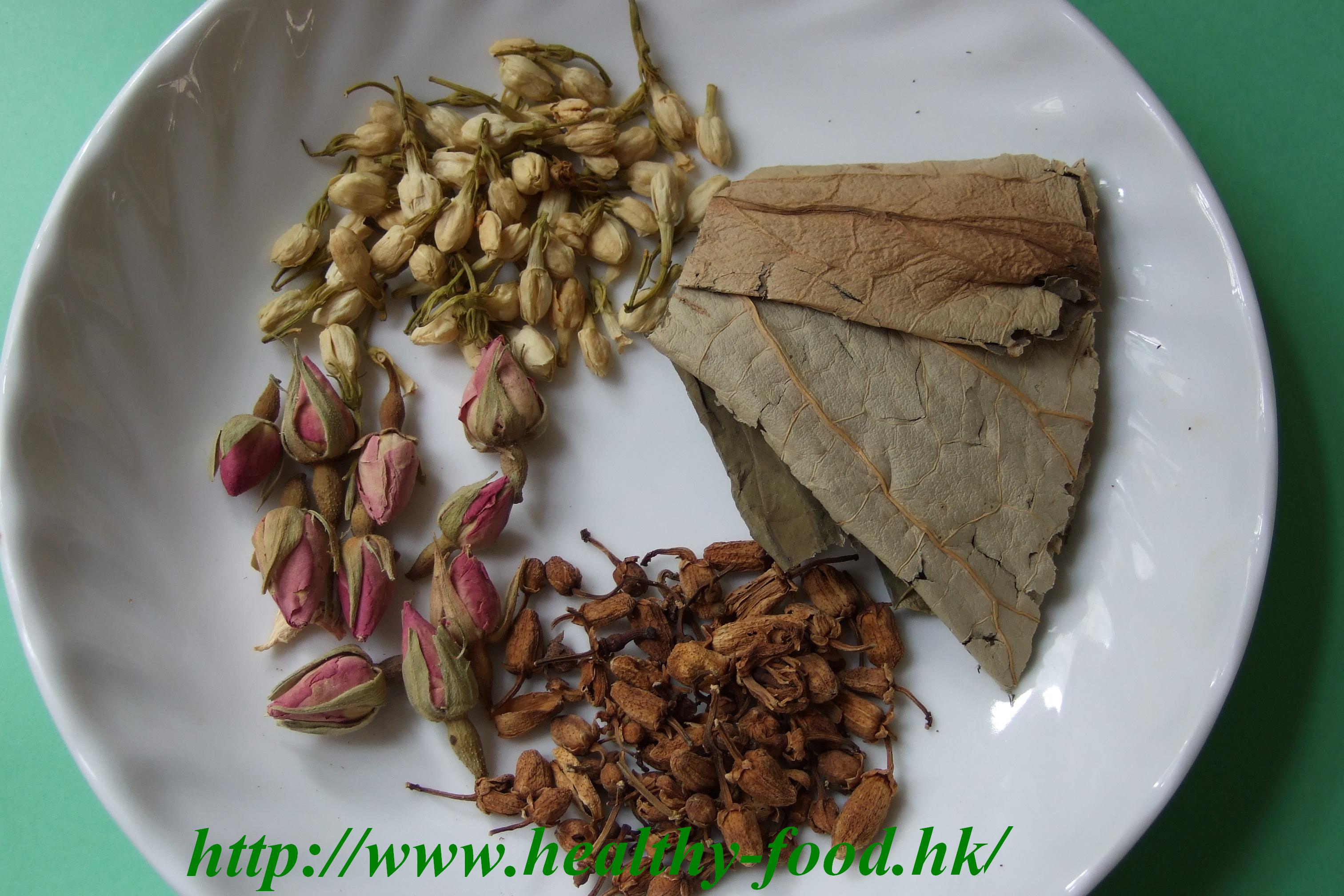 Rose and Lotus Leaf Tea