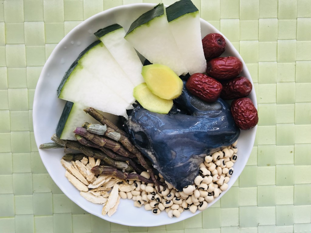 American Ginseng, Dendrobium, Winter Melon and Silkie Chicken Soup