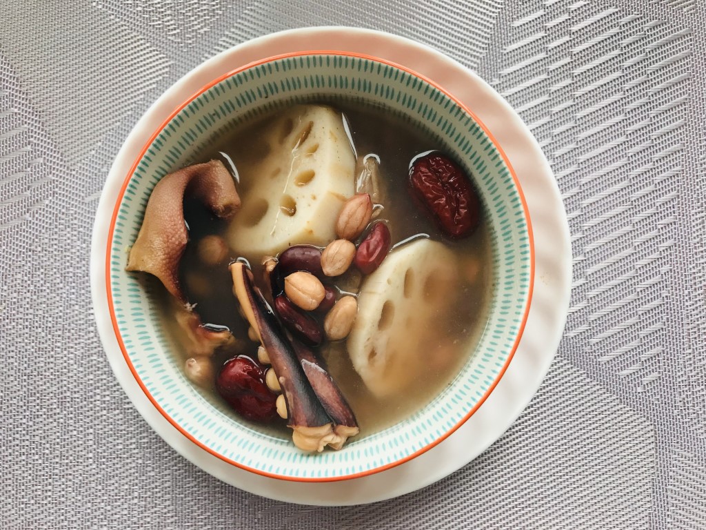 Lotus Root, Dried Octopus and Red Kidney Bean Pork Rib Soup