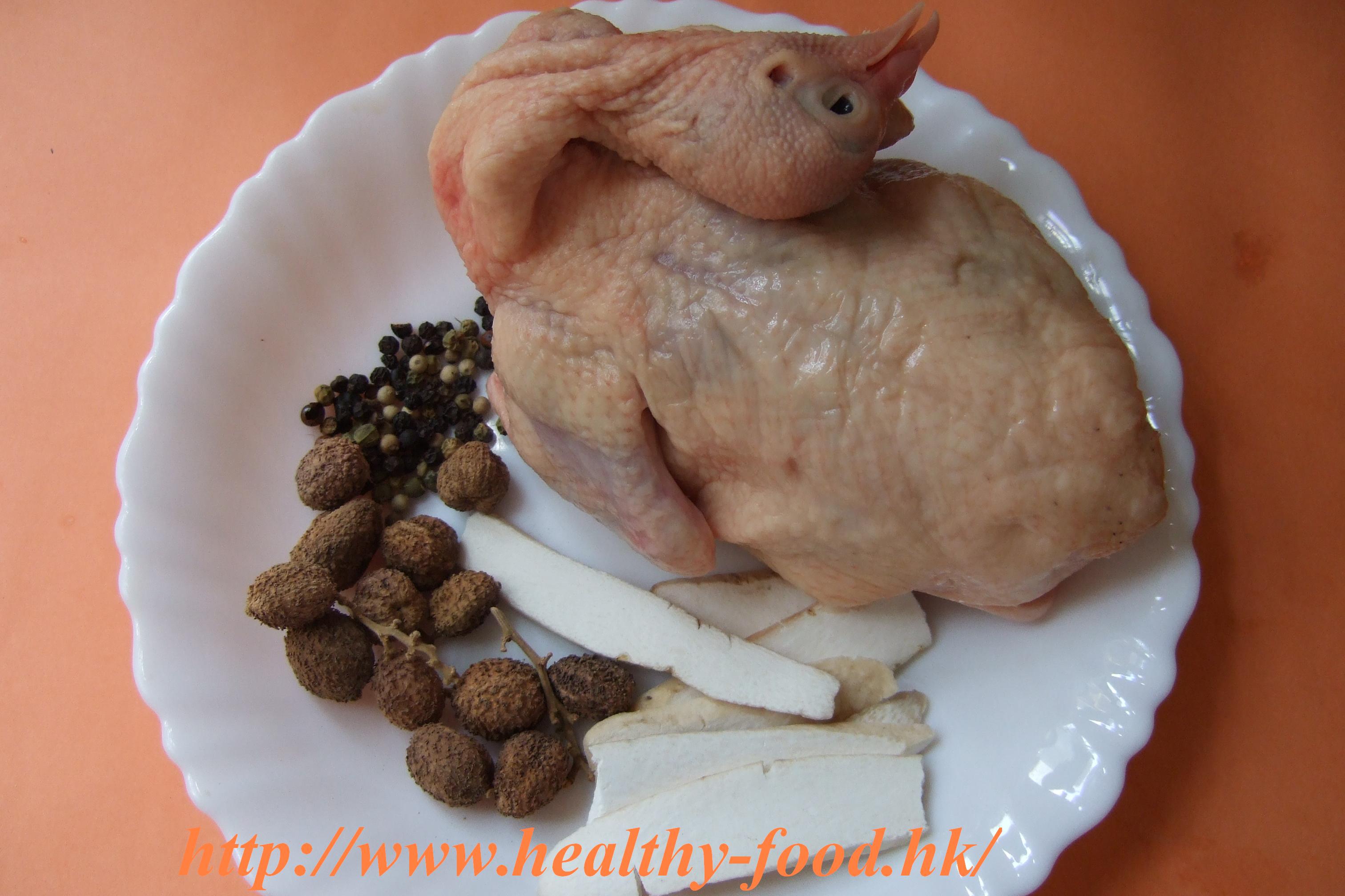 Chinese Yam, Amomum and Squab Soup