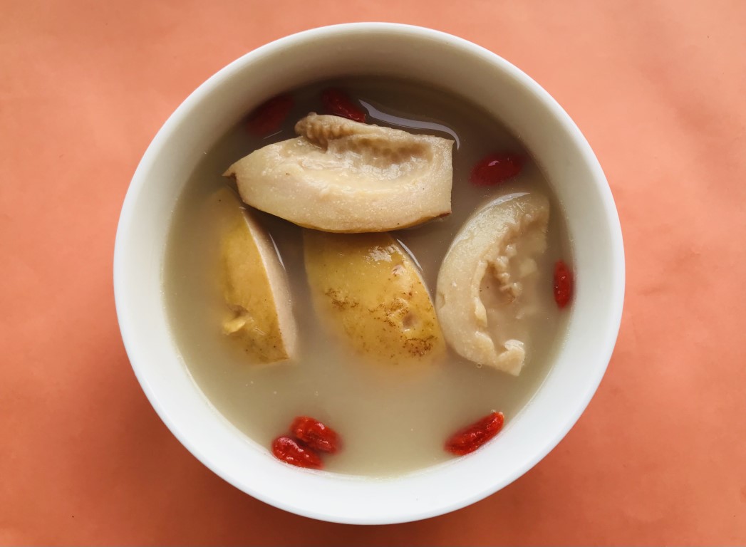 Green Guava and Goji Lean Pork Soup