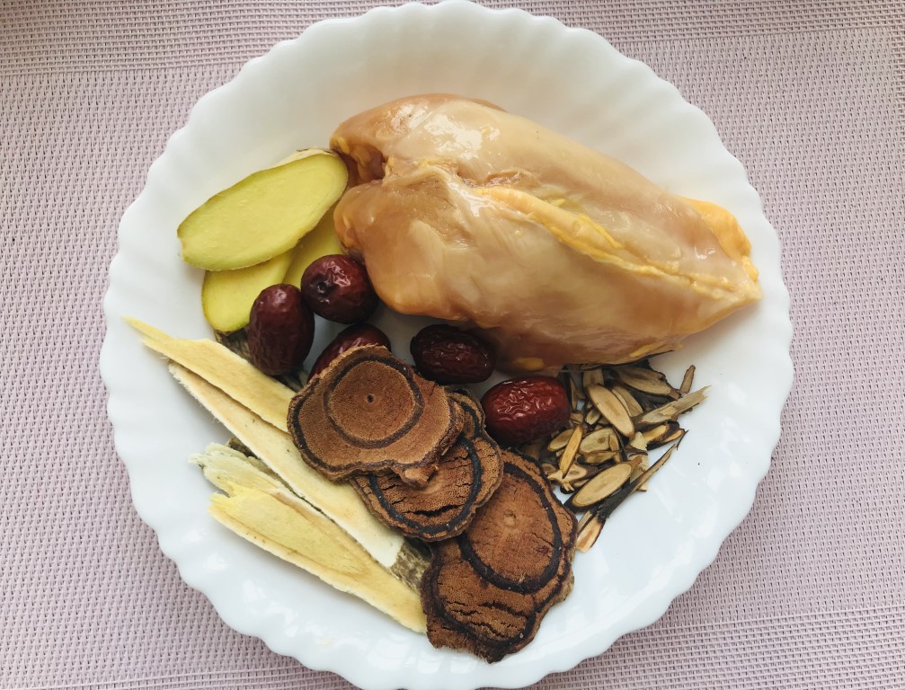 Astragalus, Cinnamon-Twig and Spatholobus Chicken Soup