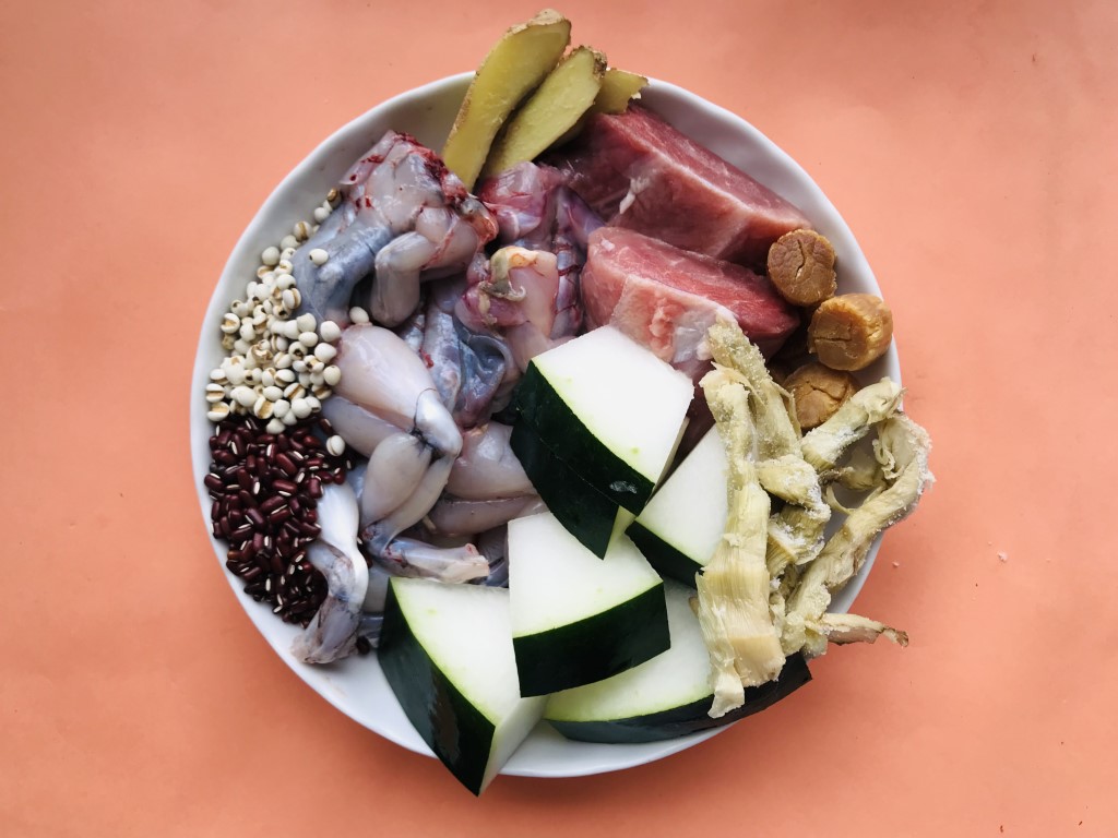 Winter Melon, Bamboo-Tip and Frog Soup