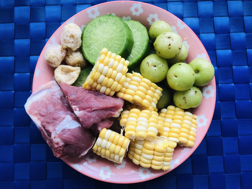 Green Radish, Amla and Corn Soup