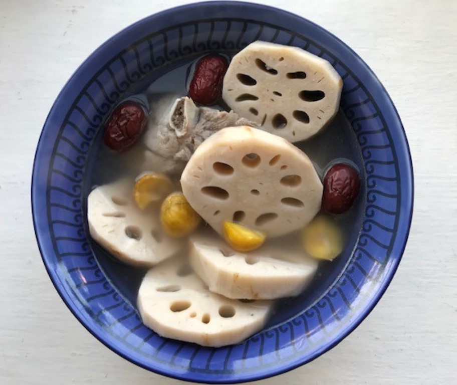 Lotus Root, Chestnut and Red Date Pork Rib Soup