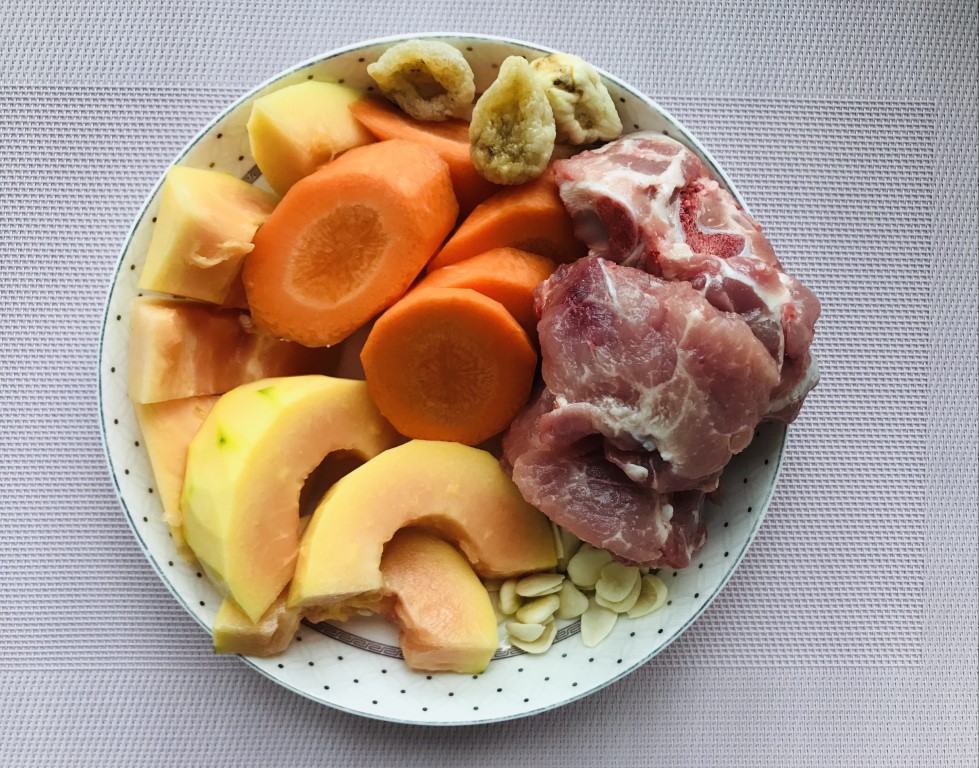 Green Papaya, Carrot, Fig and Pork Rib Soup