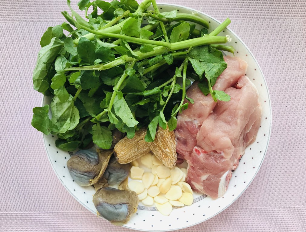 Watercress, Apricot Kernel and Pork Bone Soup