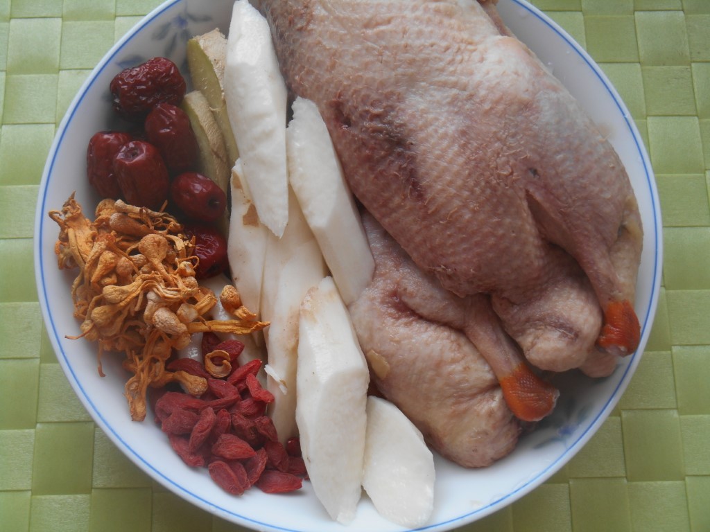 Cordyceps Flower, Fresh Chinese Yam, Goji and Wild Duck Soup