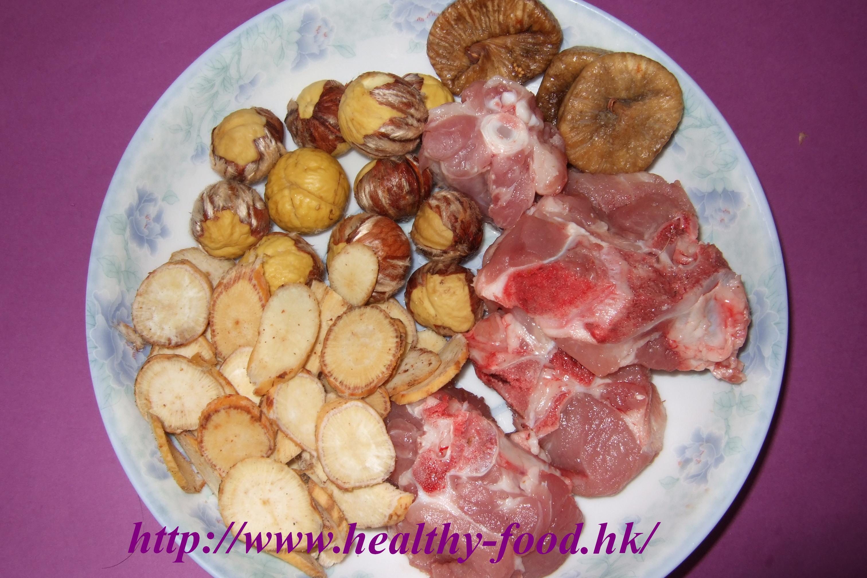 Fresh Callerya Root, Chestnut and Pig-Tail Bone Soup