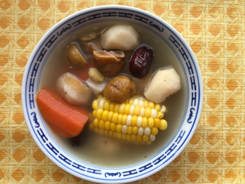 Carrot, Corn & Vegetable Soup