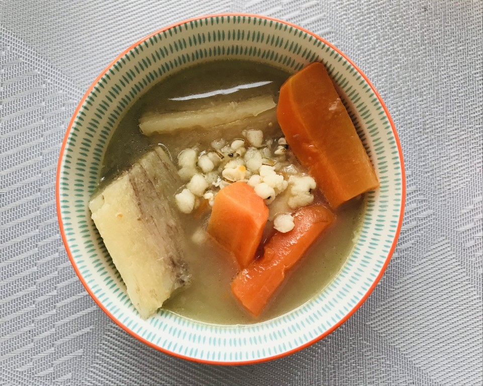 Kudzu, Job's Tears & Carrot Soup