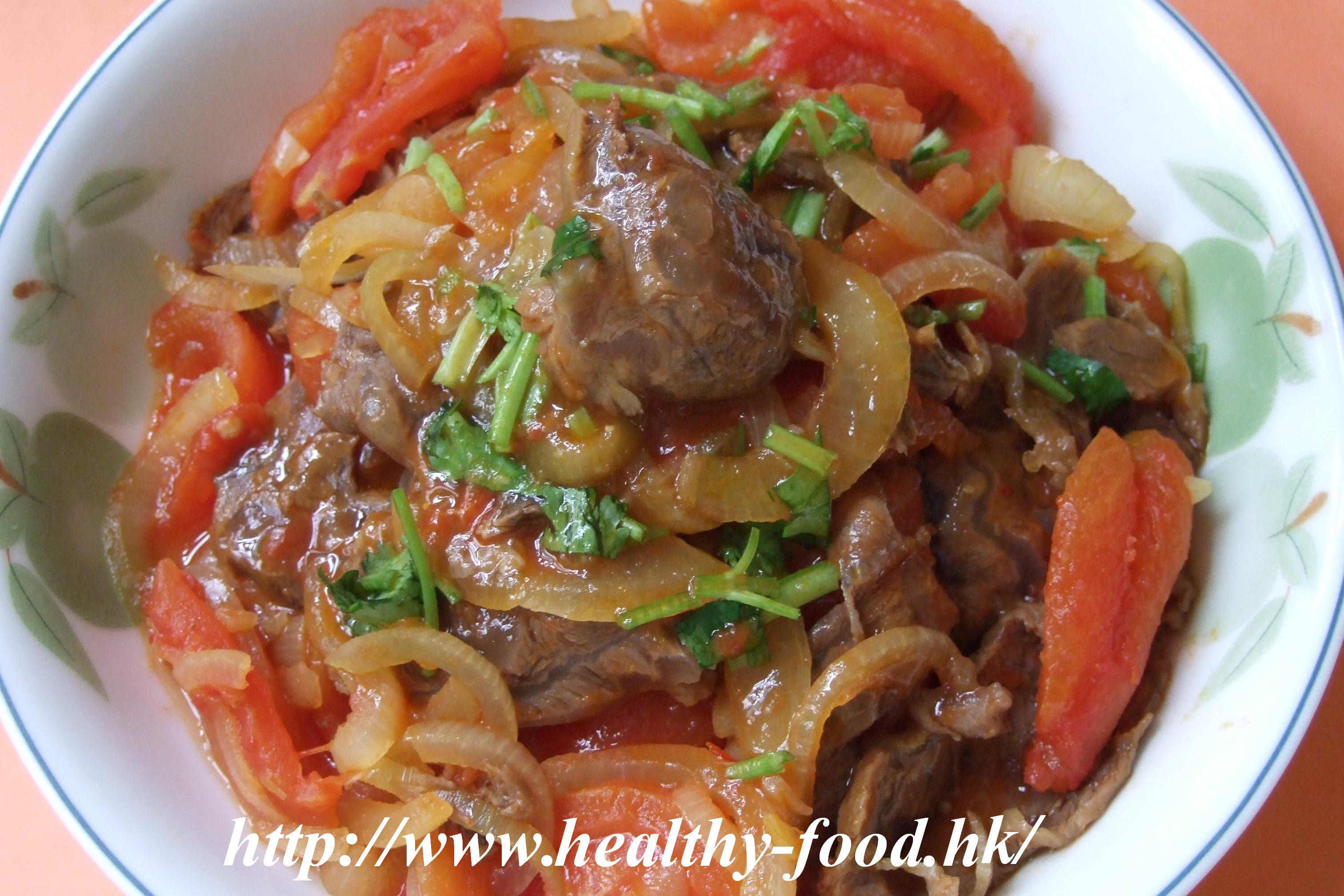 Onion & Tomato Braised Beef Shin