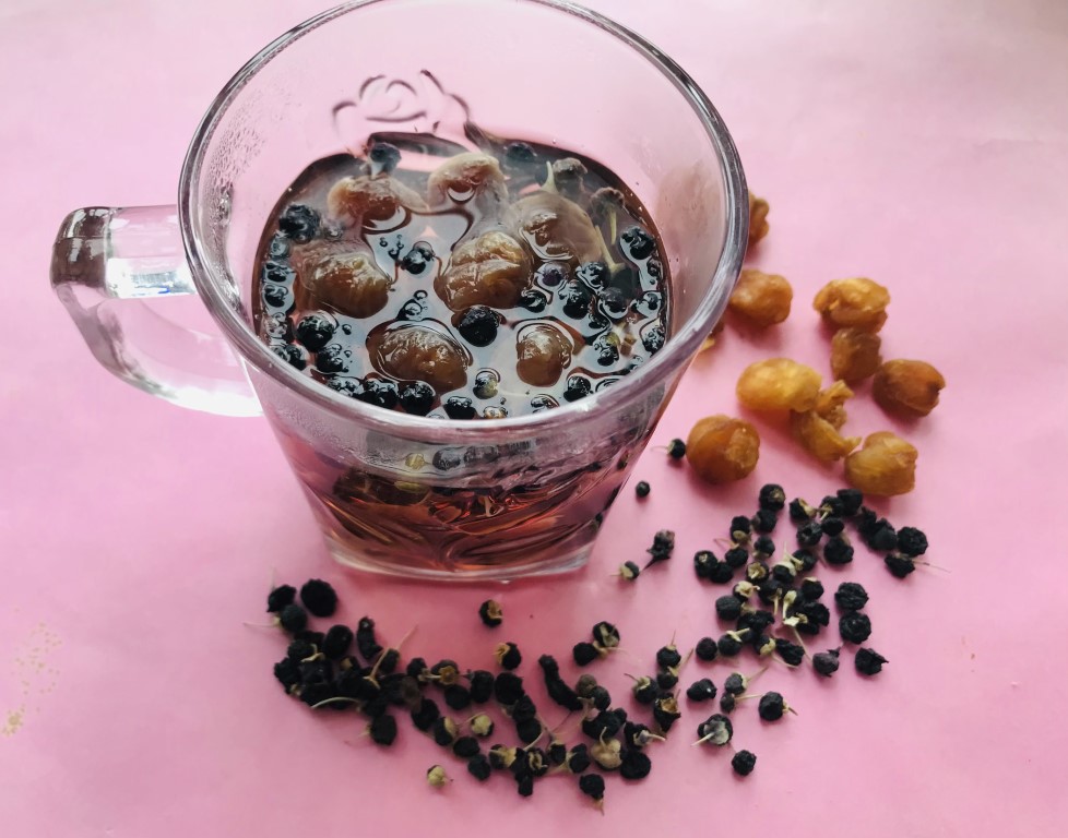 Black Goji and Dried Longan Tea