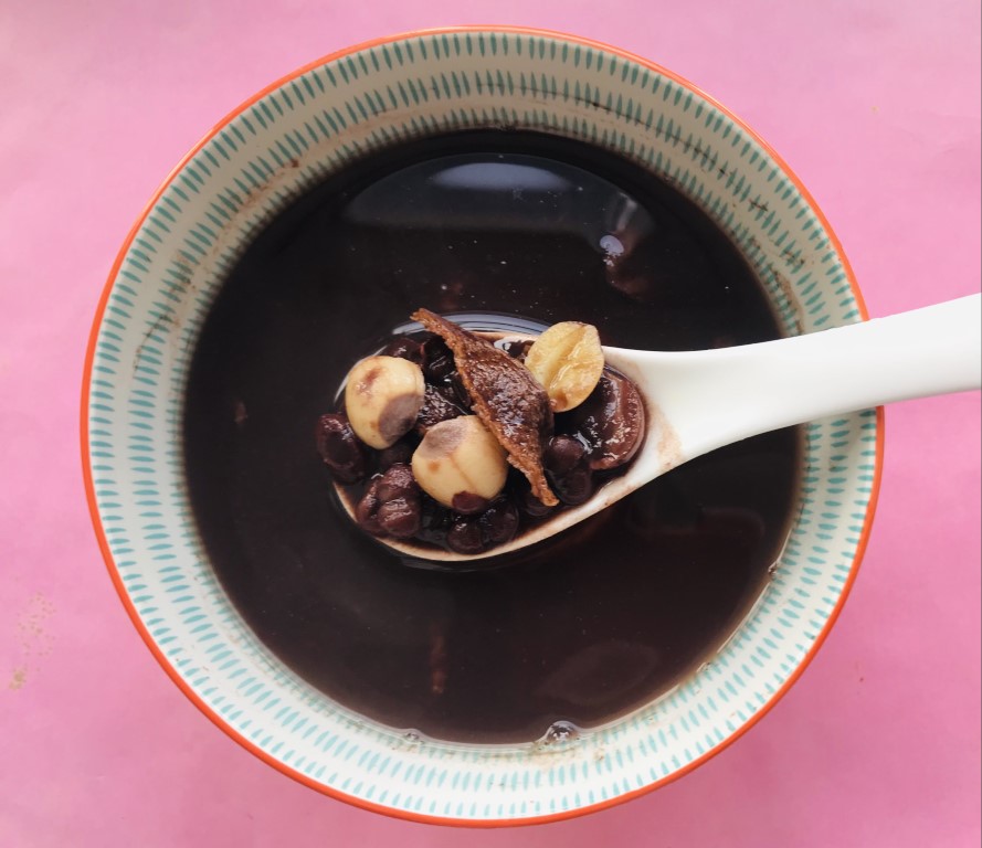 Fresh Lotus Seed, Tangerine Peel and Red Bean Sweet Soup