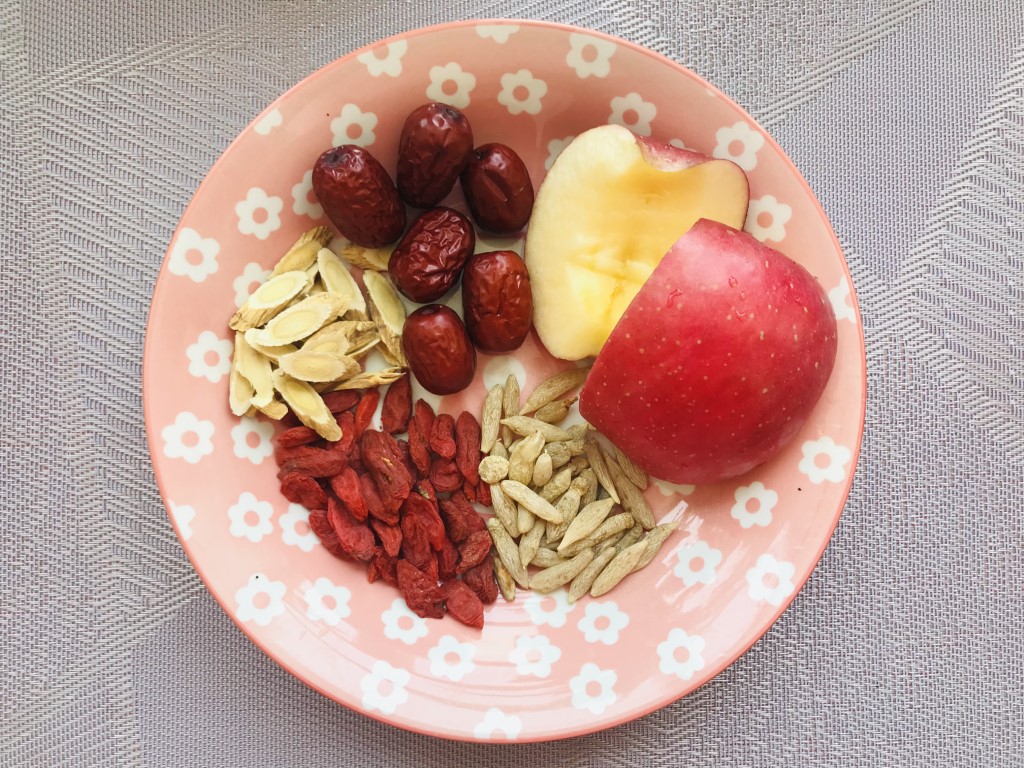 Astragalus, Mai Dong, Goji, Red Date and Apple Tea