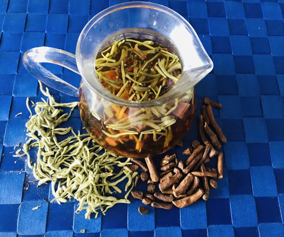 Dandelion Root and Honeysuckle Tea