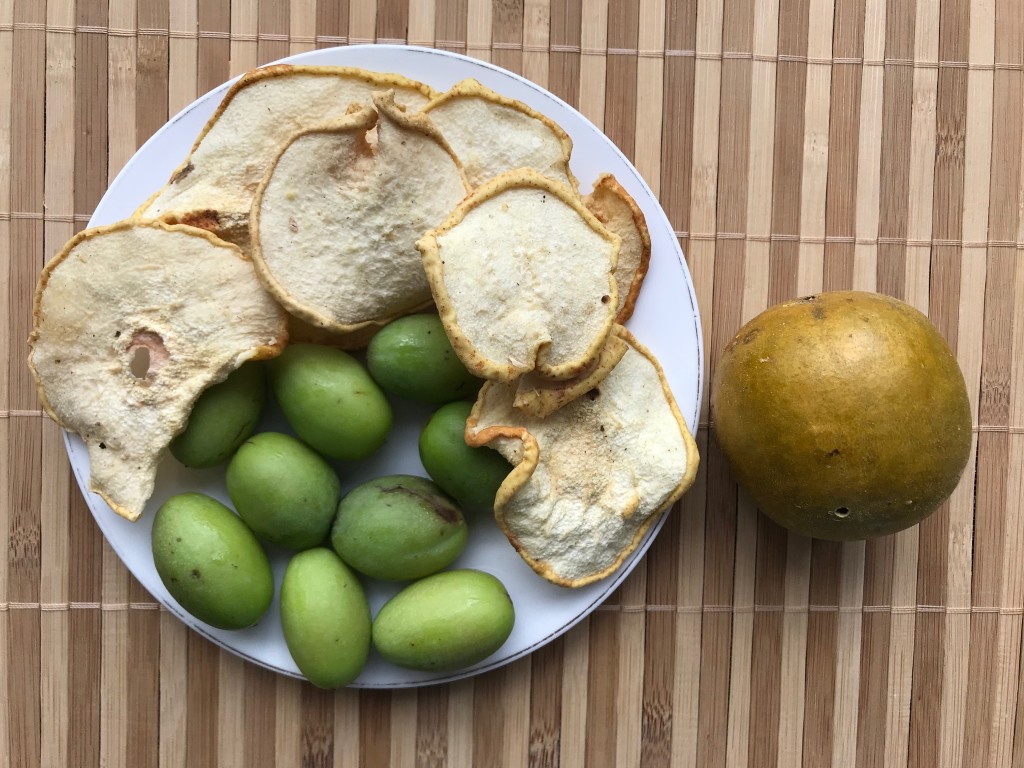 Chinese Olive, Dried Pear and Golden Monk Fruit Tea