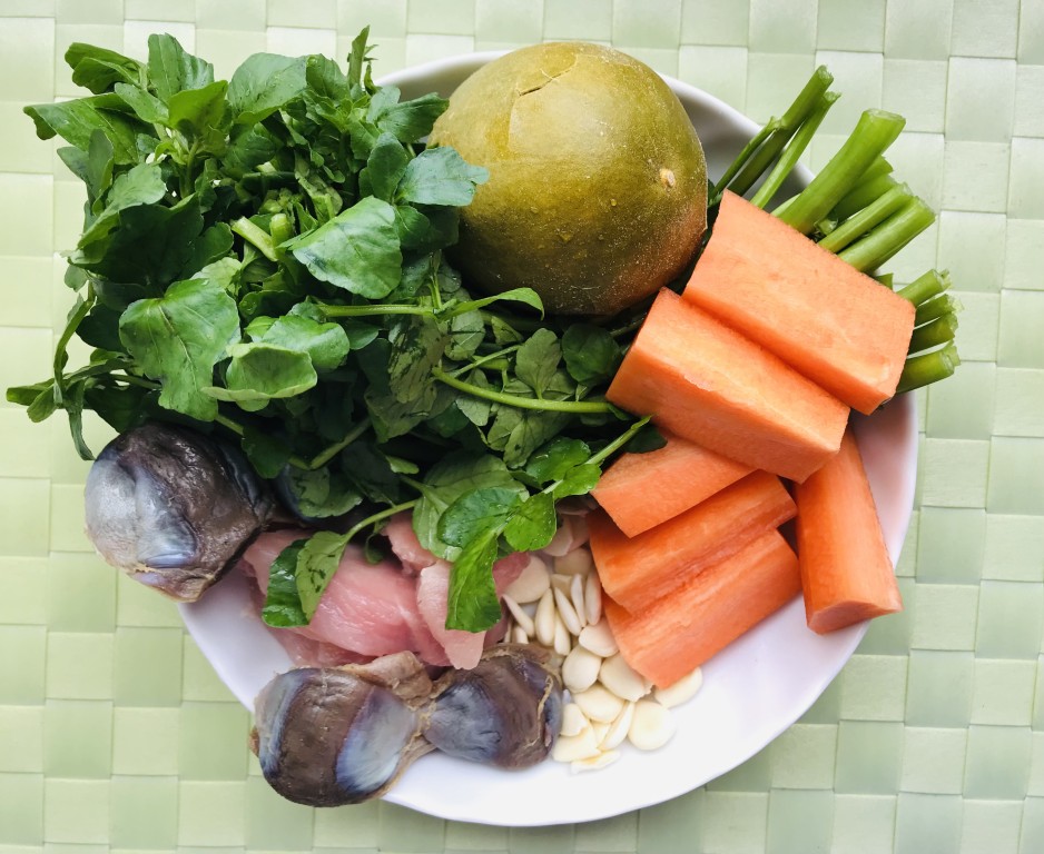 Watercress, Luo Han Guo and Dried Duck-Gizzard Soup