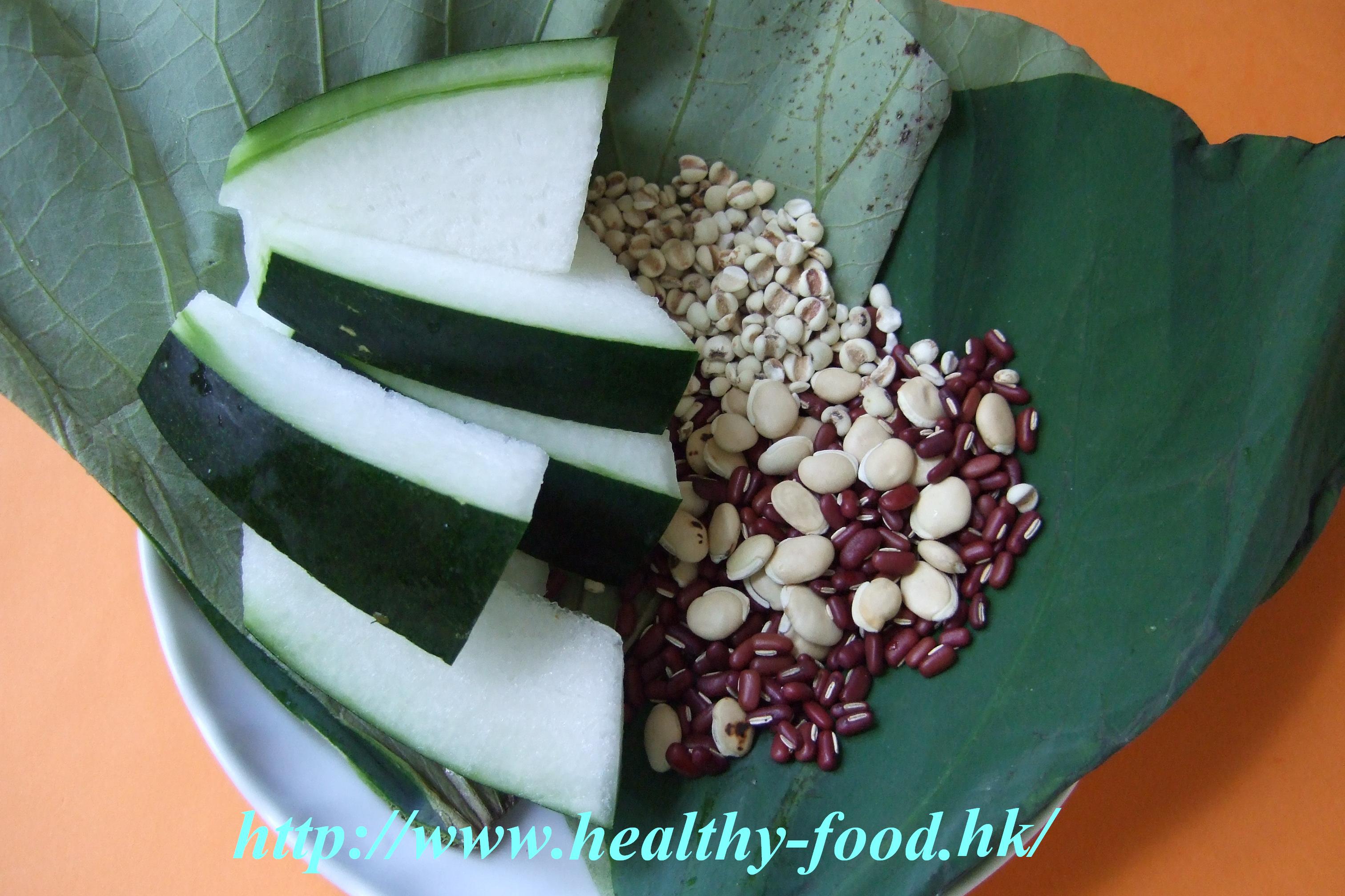 Lotus Leaf, Winter Melon, Adzuki and Hyacinth Bean Soup