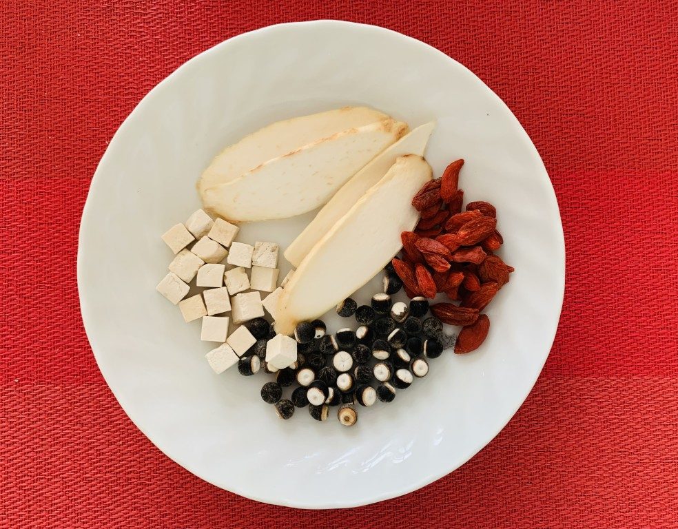 Chinese Yam, Gorgon Seed and Poria Soup