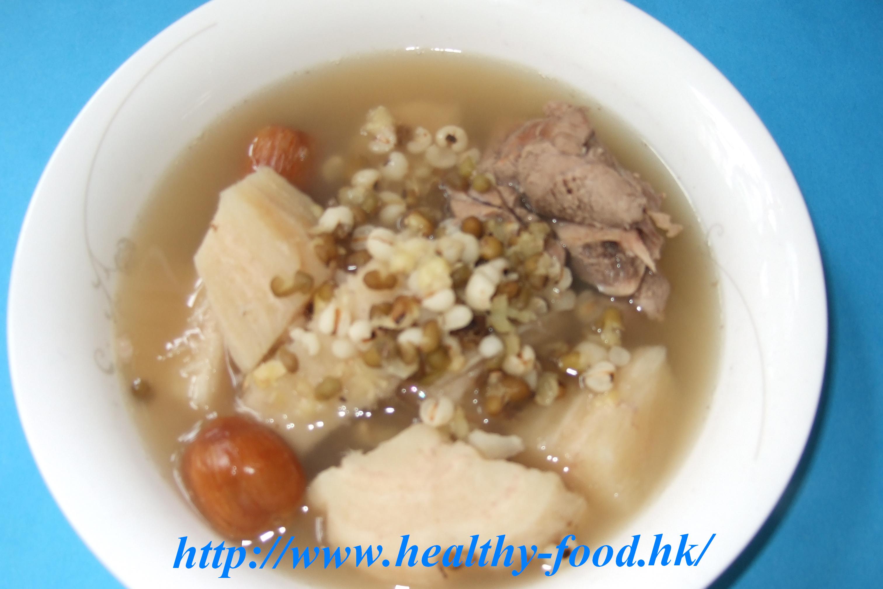 Kudzu, Mung Bean and Job's Tears Soup