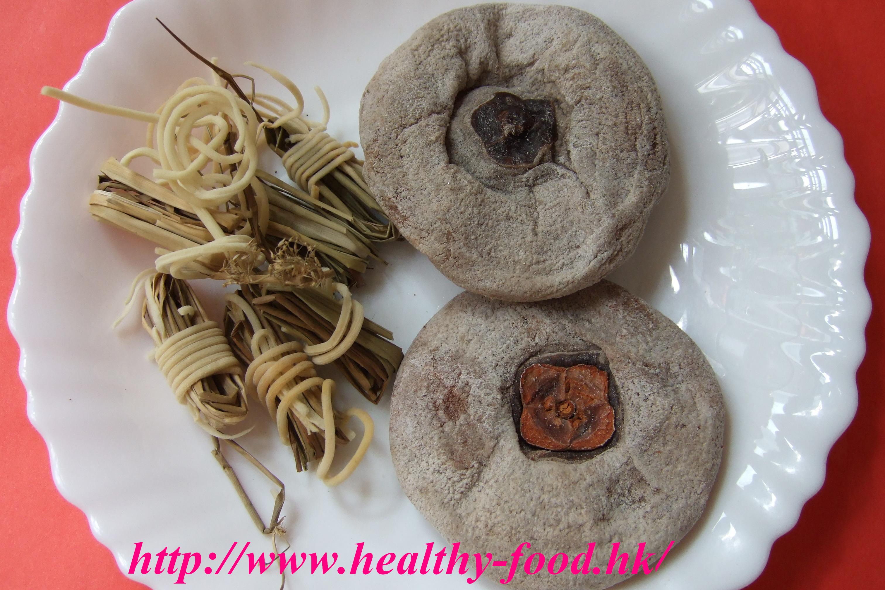 Dried Persimmon and Rush Pith Soup