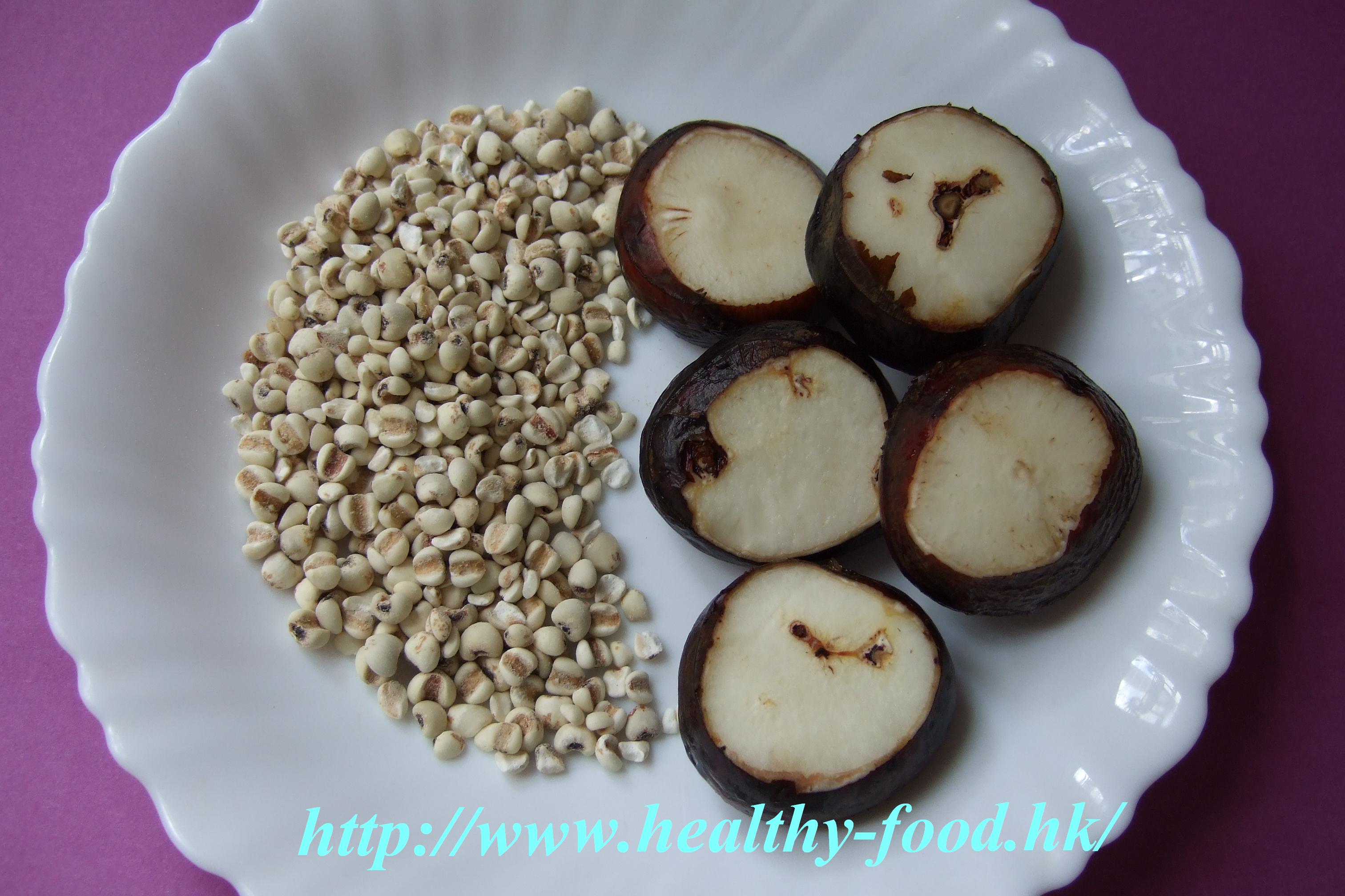 Water Chestnut and Job's Tears (Coix) Congee
