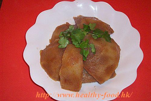 Oyster-Sauce Braised Pomelo Pith