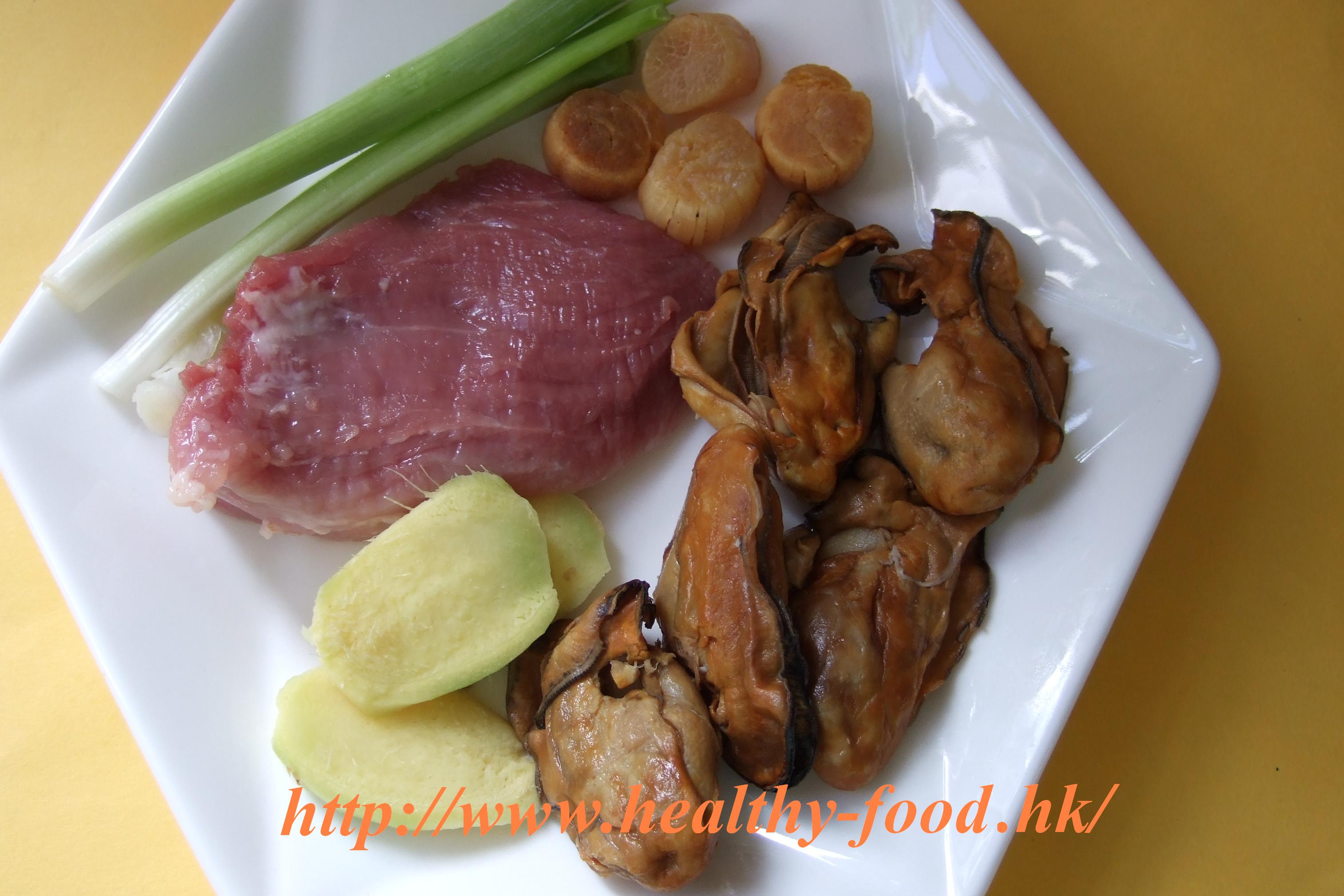 Dried Oyster, Scallop, and Lean Pork Congee