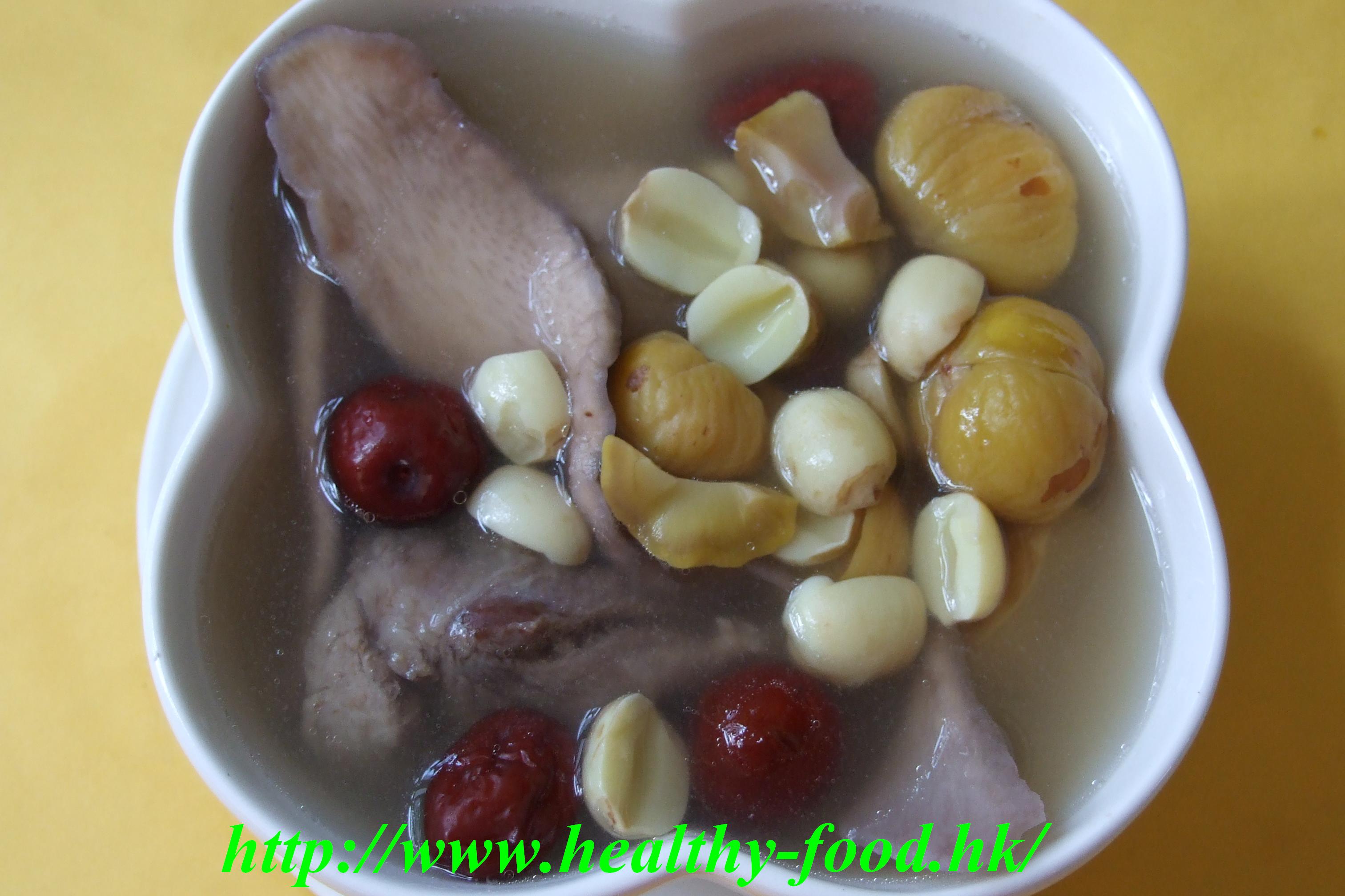 Chinese Yam, Lotus Seed and Chestnut Pork Shin Soup