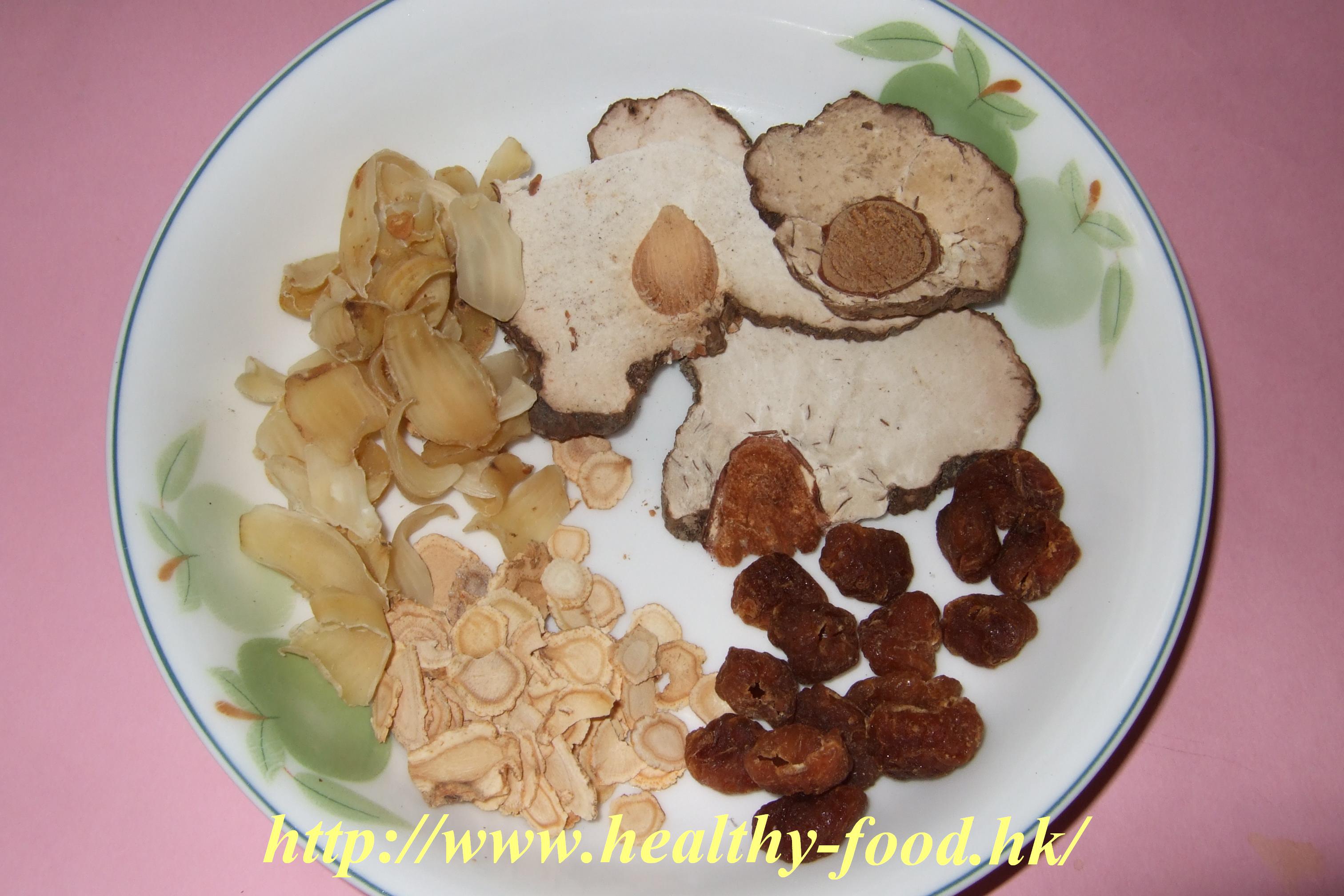 American Ginseng, Longan and Lily Bulb Tea