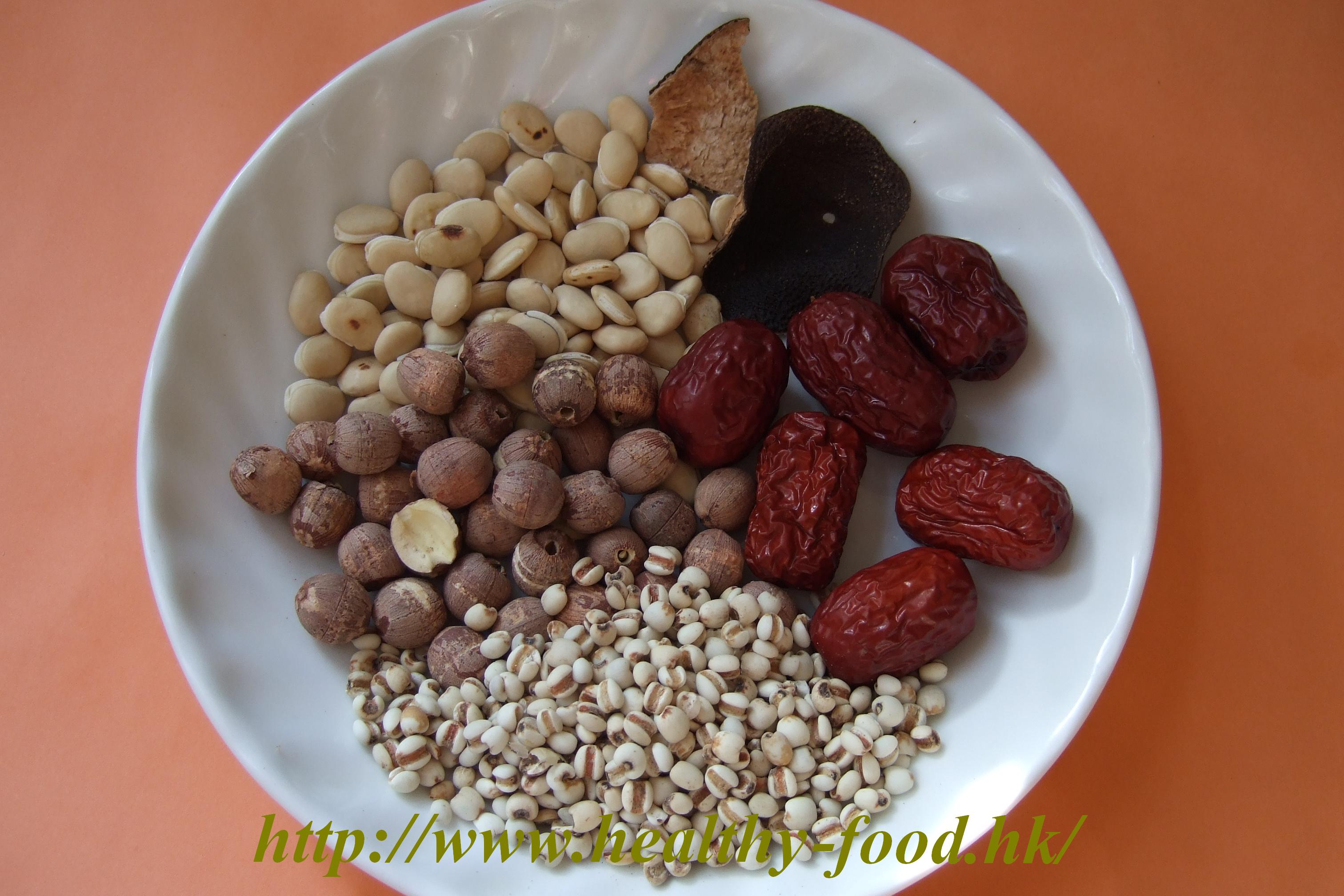 Hyacinth Bean, Lotus Seed and Job's Tears Congee