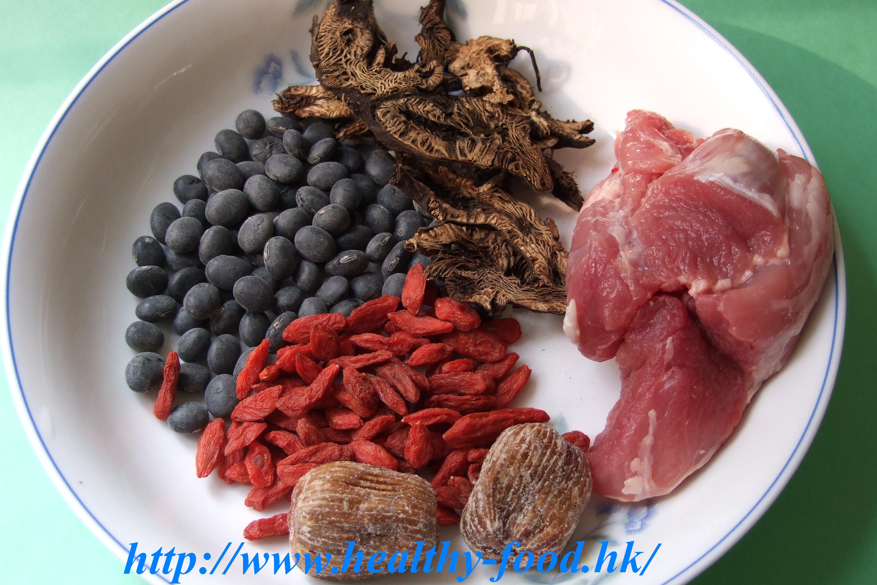 Cimicifuga, Black Bean and Lean Pork Soup