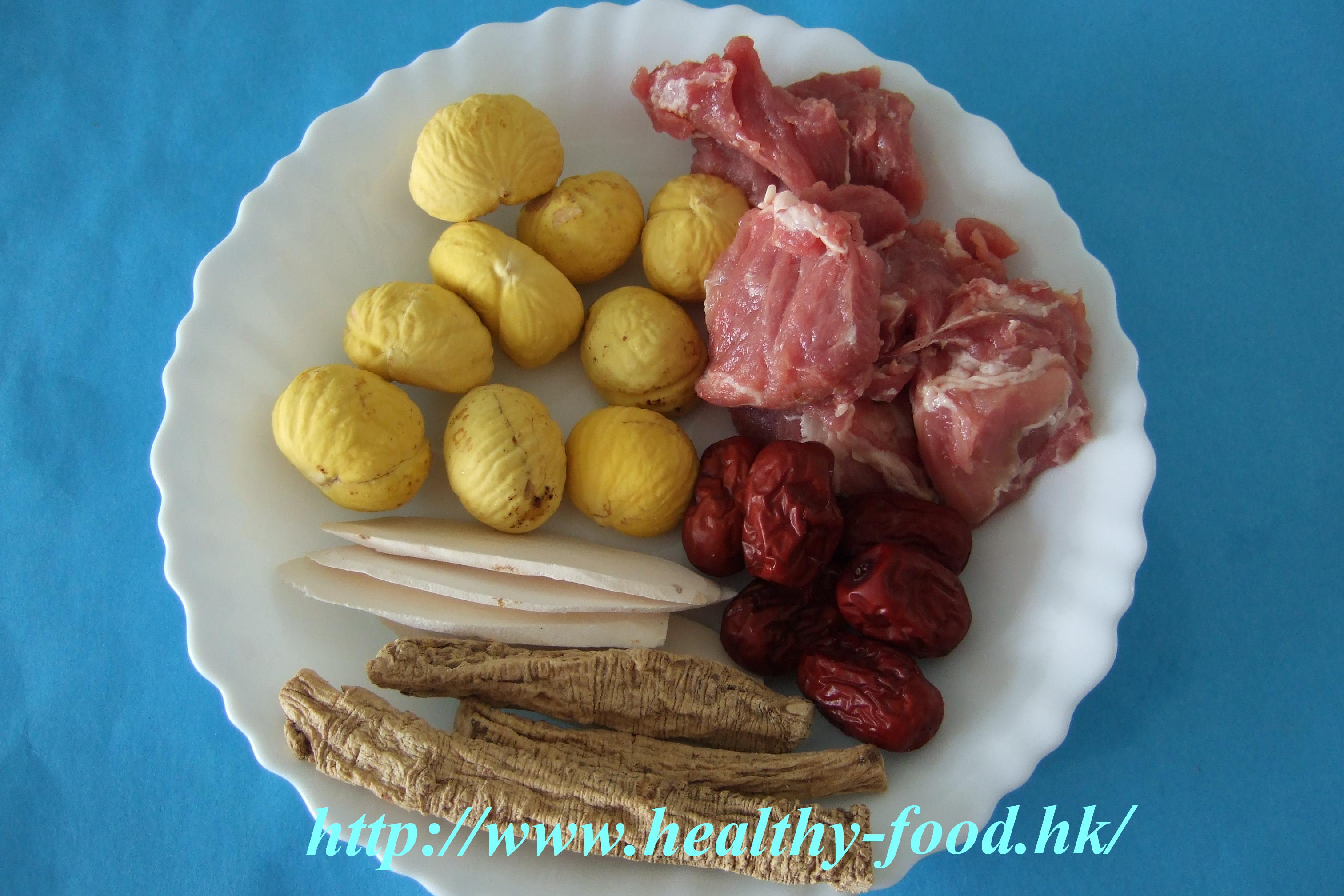 Codonopsis, Chinese Yam and Chestnut Pork-Rib Soup
