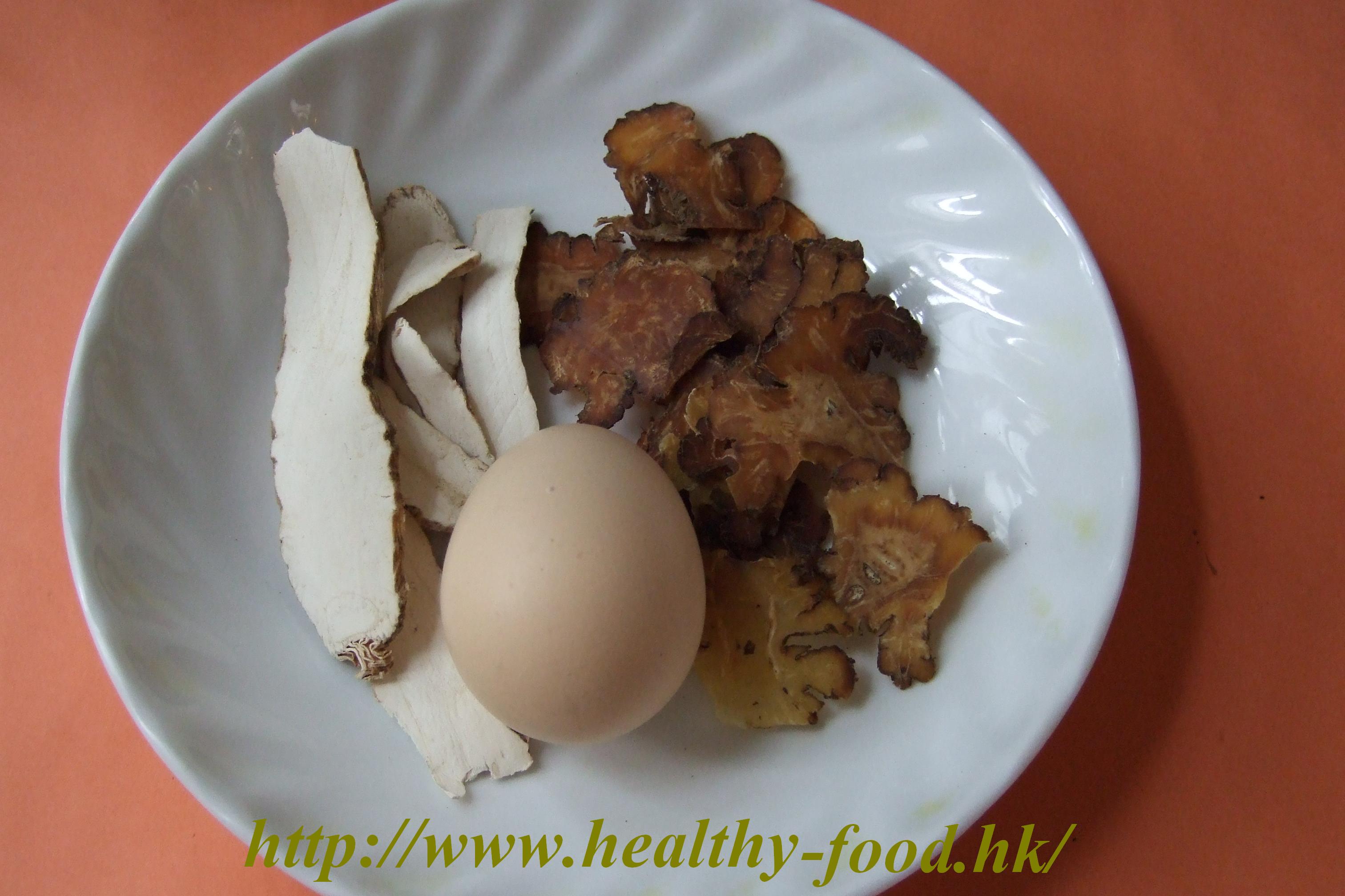 Chuanxiong, Baizhi and Egg Soup