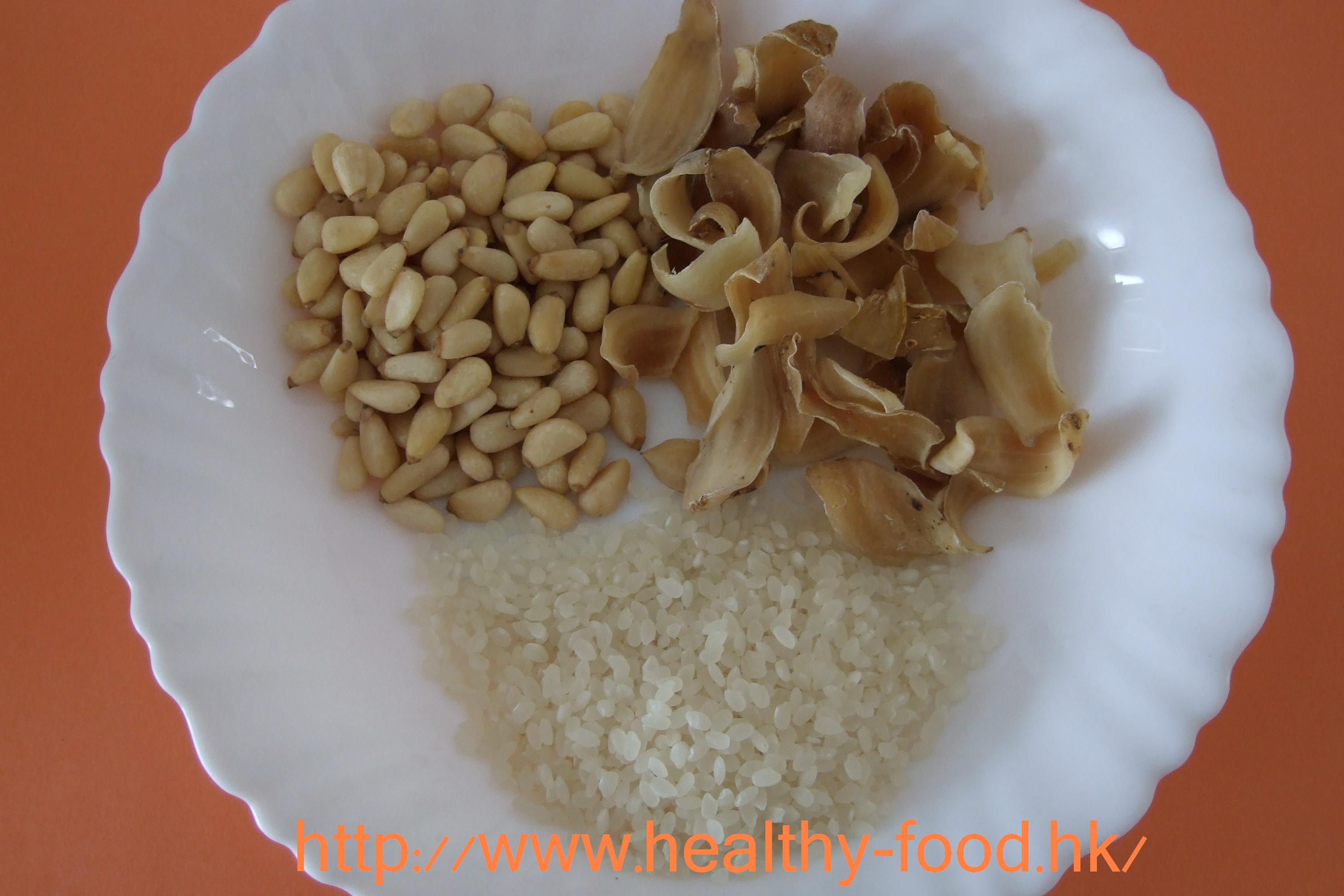 Lily Bulb and Pine Nut Congee