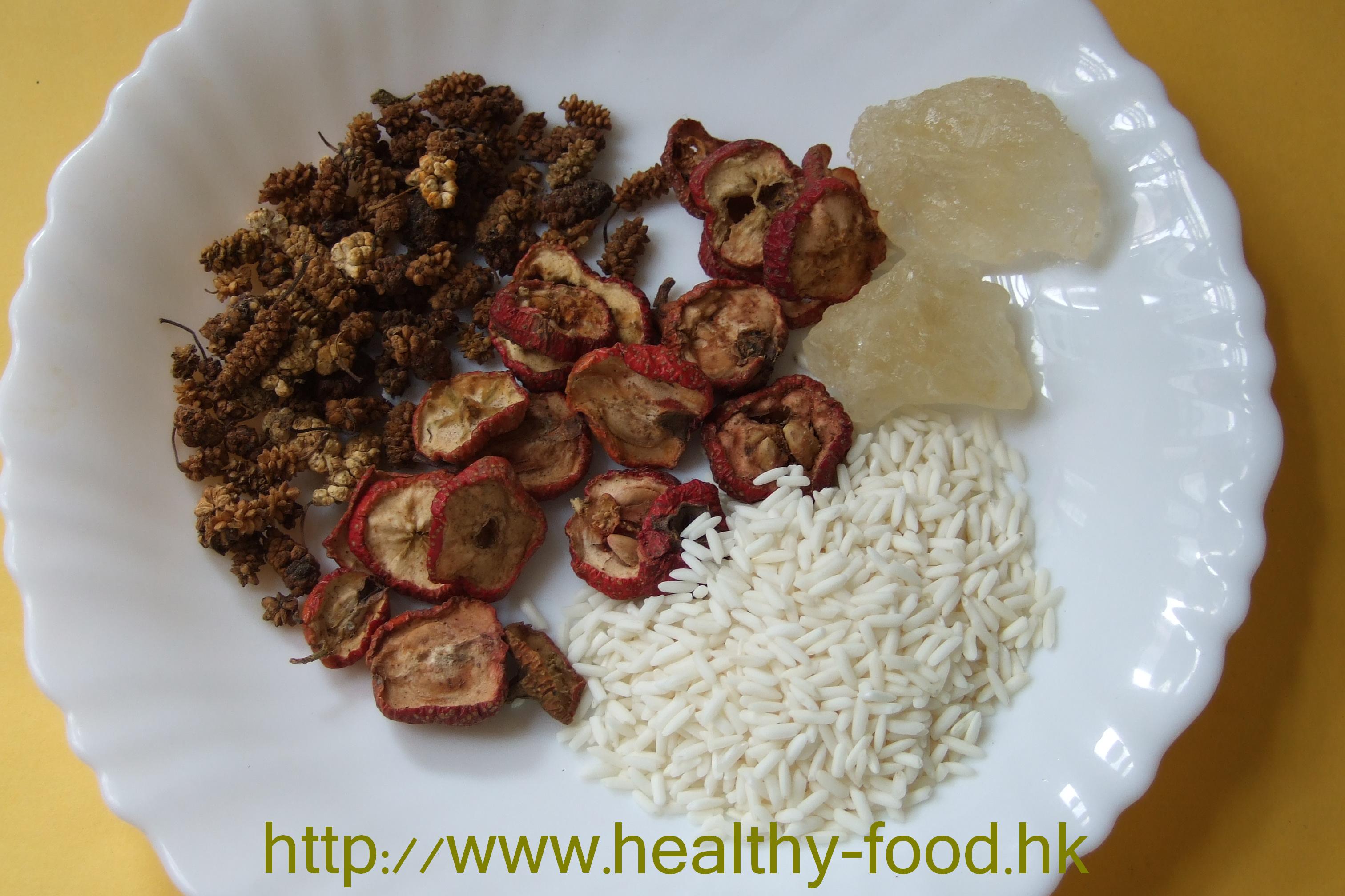 Mulberry, Hawthorn and Glutinous Rice Congee