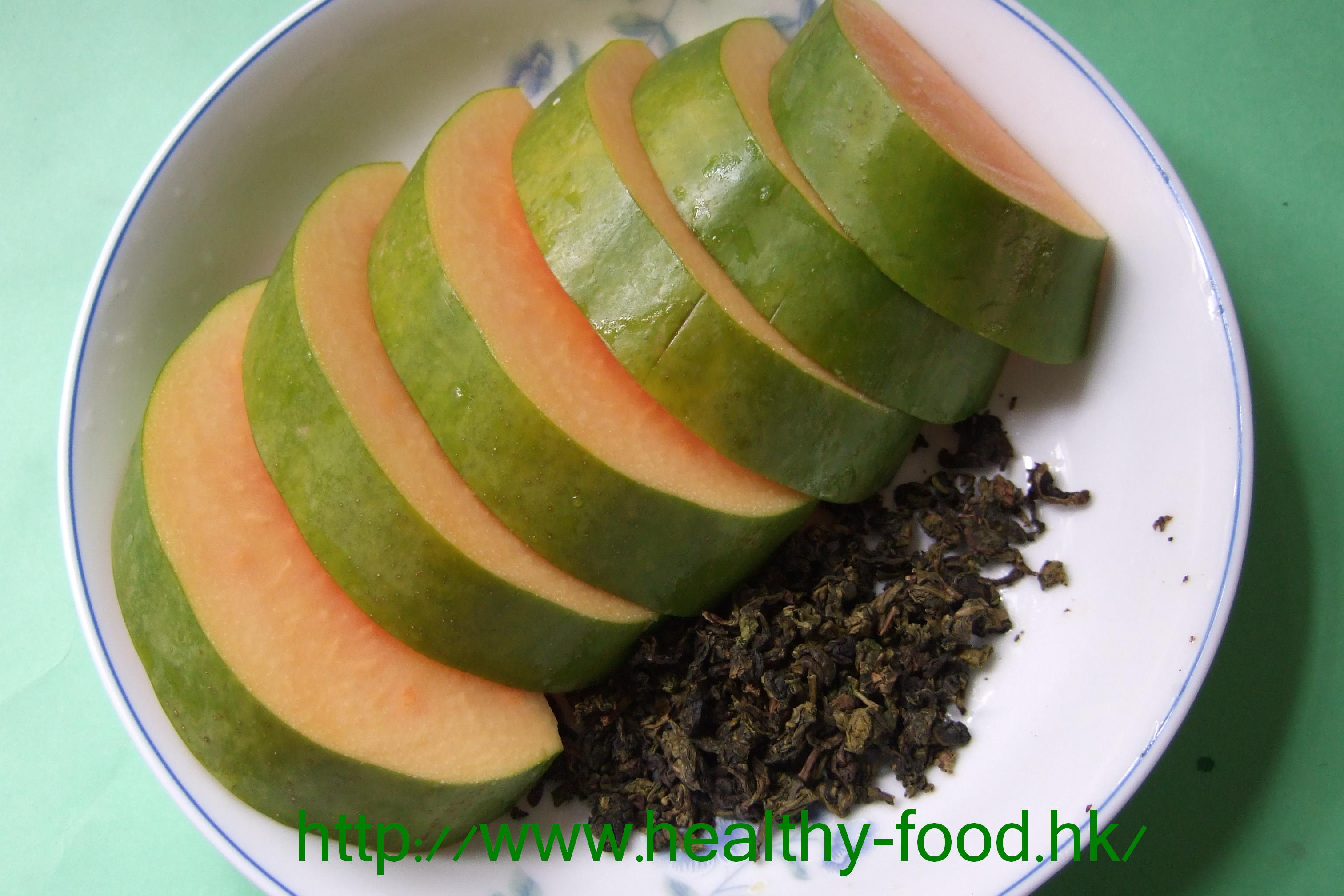 Green Papaya and Green Tea Soup