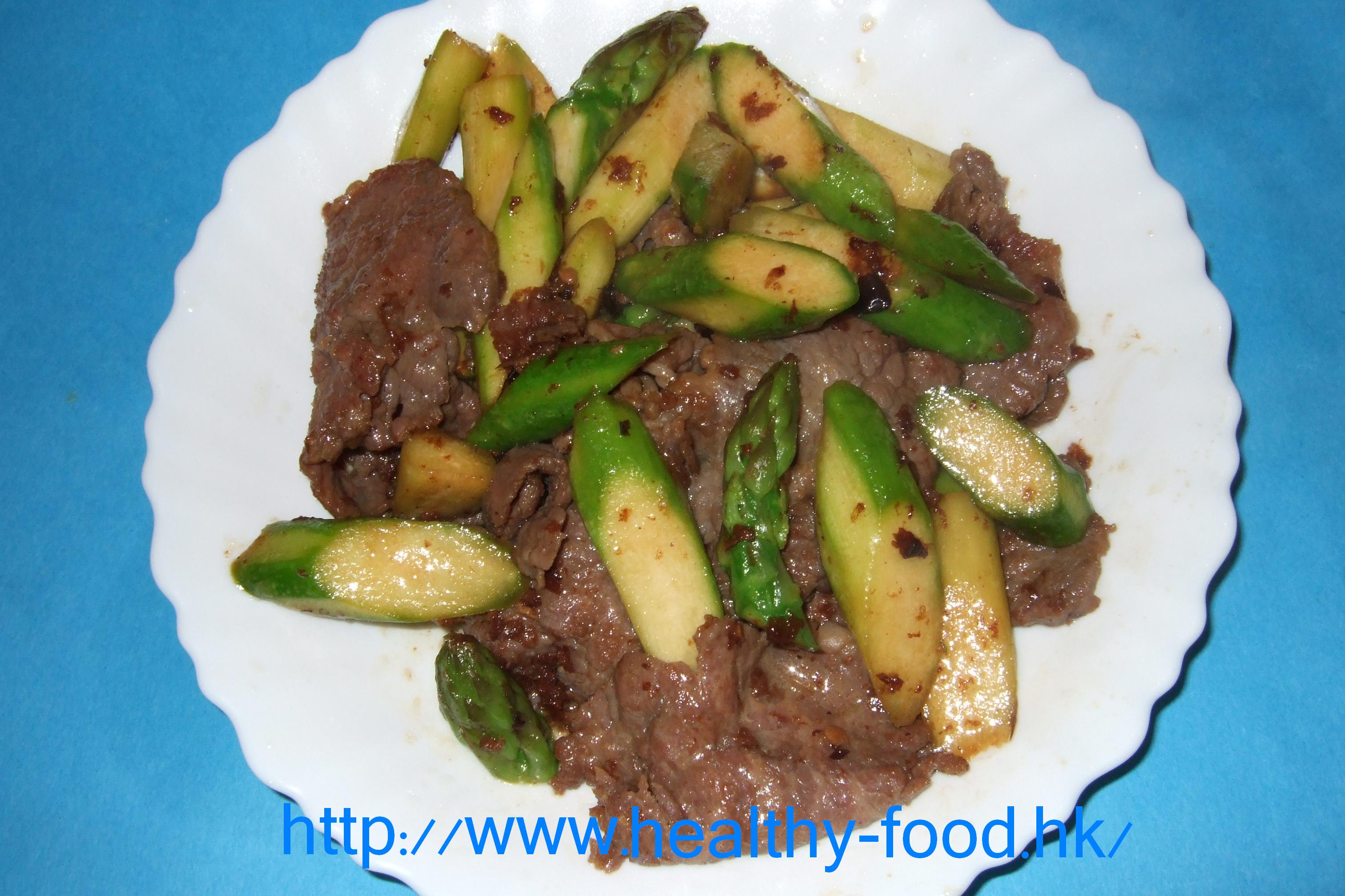 Stir-Fried Asparagus with Beef