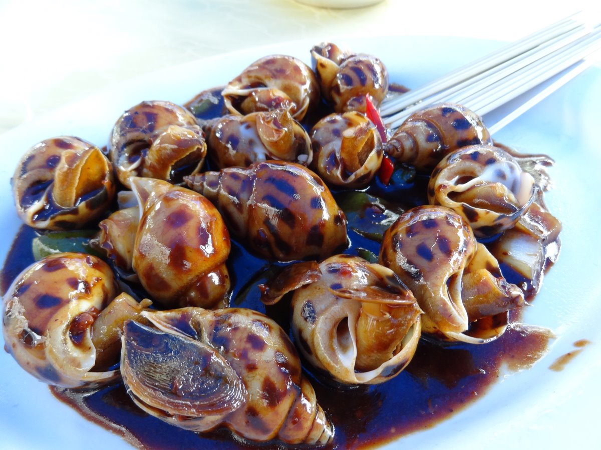 Stir-Fried Sea Snails with Fermented Black Beans and Chili