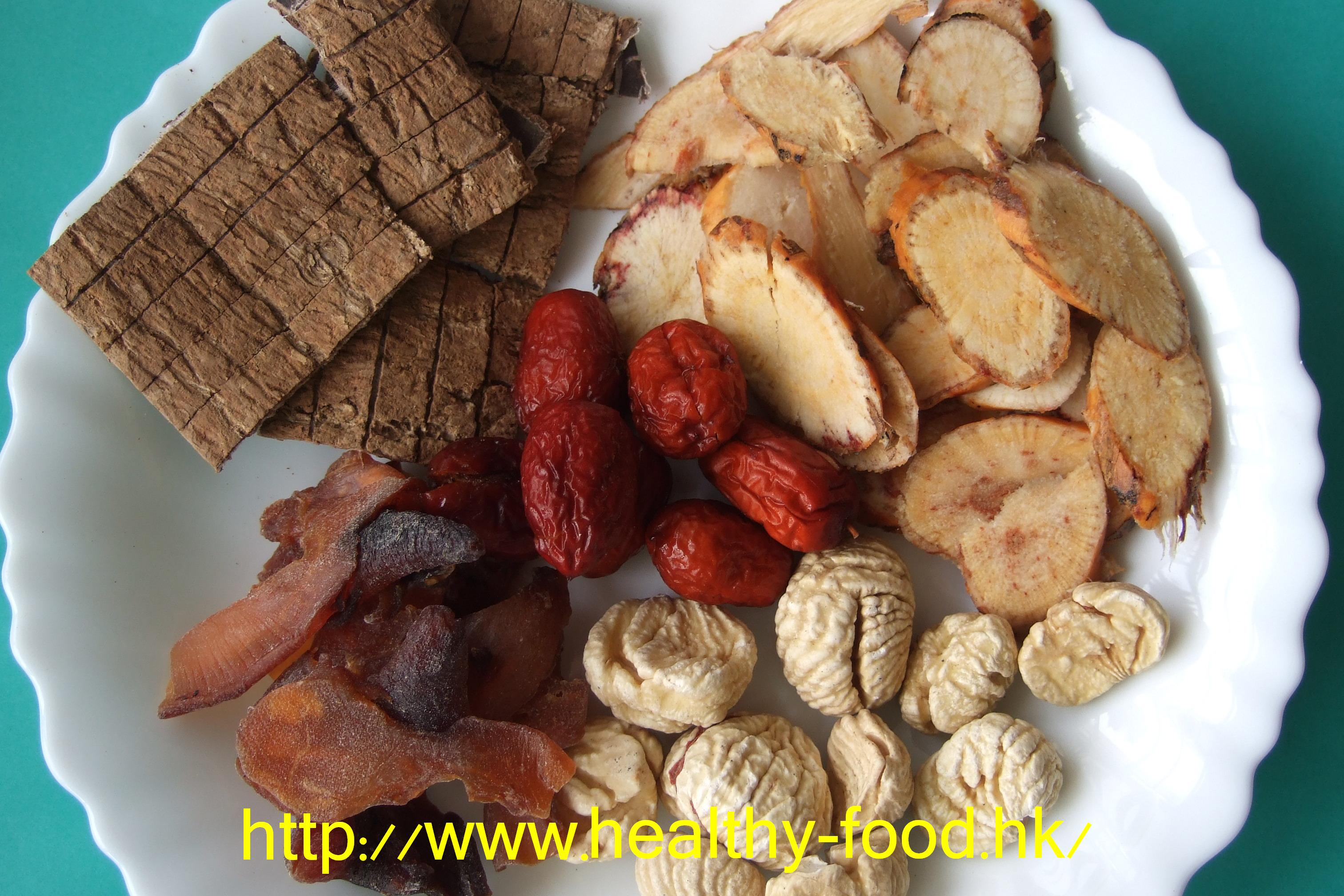 Millettia, Eucommia, Chestnut and Conch Soup