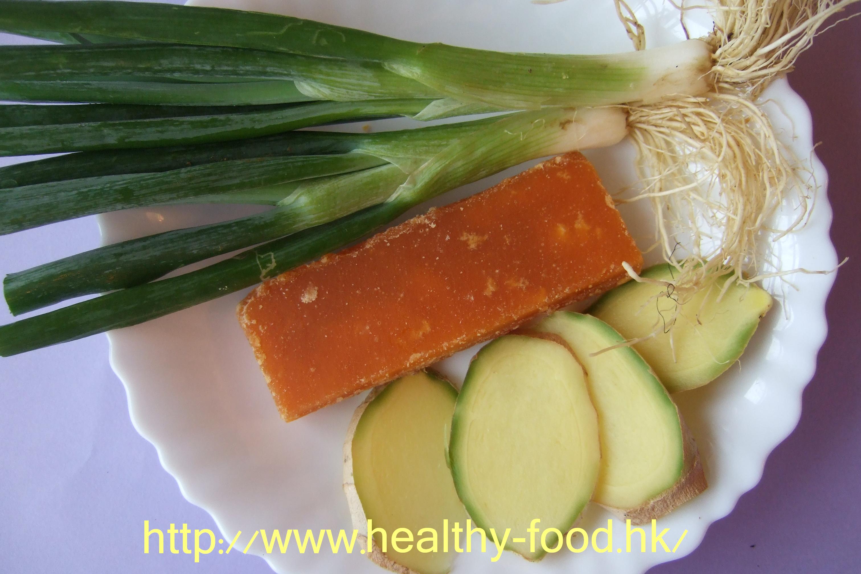 Ginger, Scallion and Sugar Broth