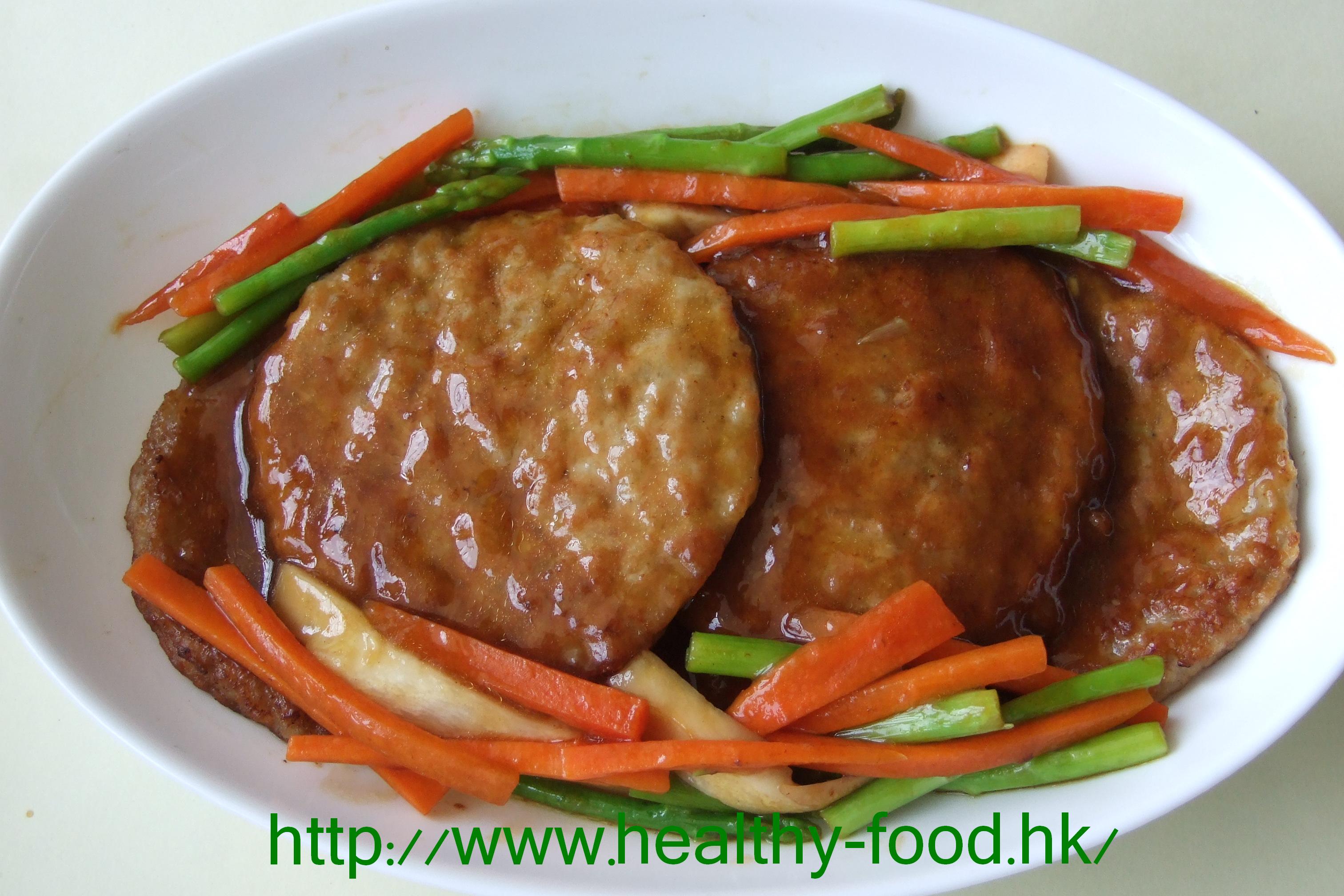 Mixed Vegetable Pork Patty