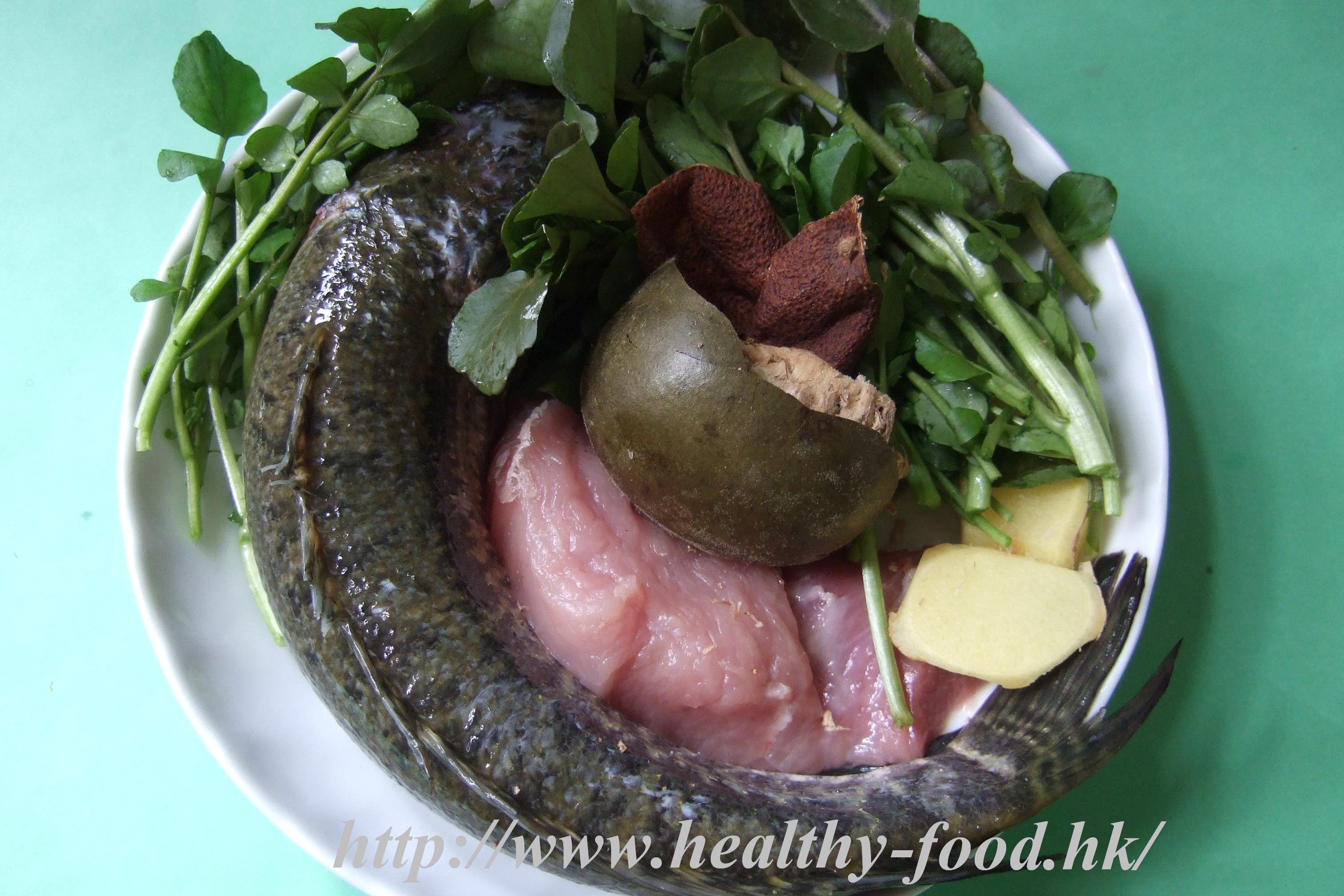 Monk Fruit, Watercress and Snakehead Fish Soup