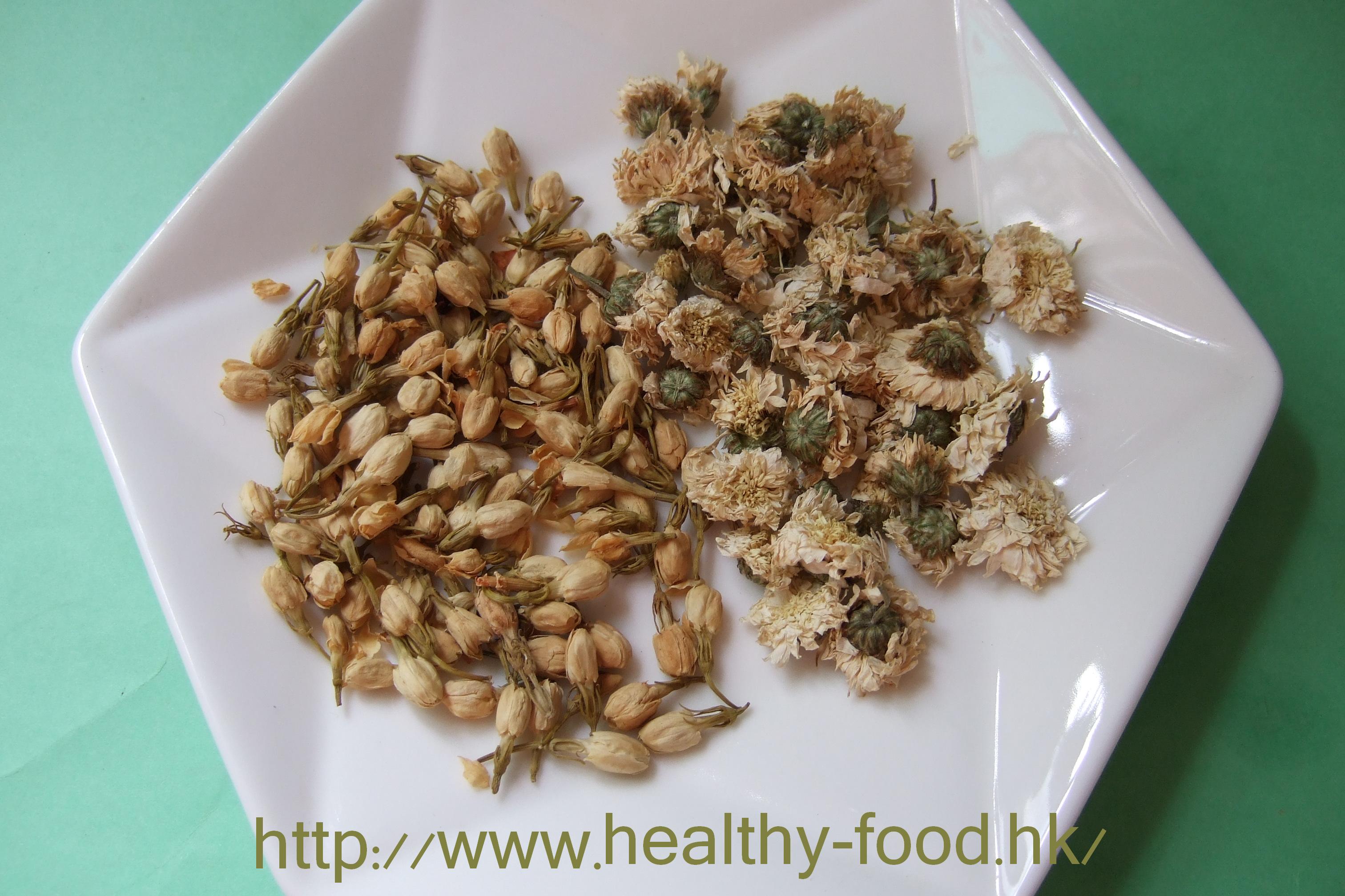 Jasmine Chrysanthemum Tea (mo li hua ju hua cha)