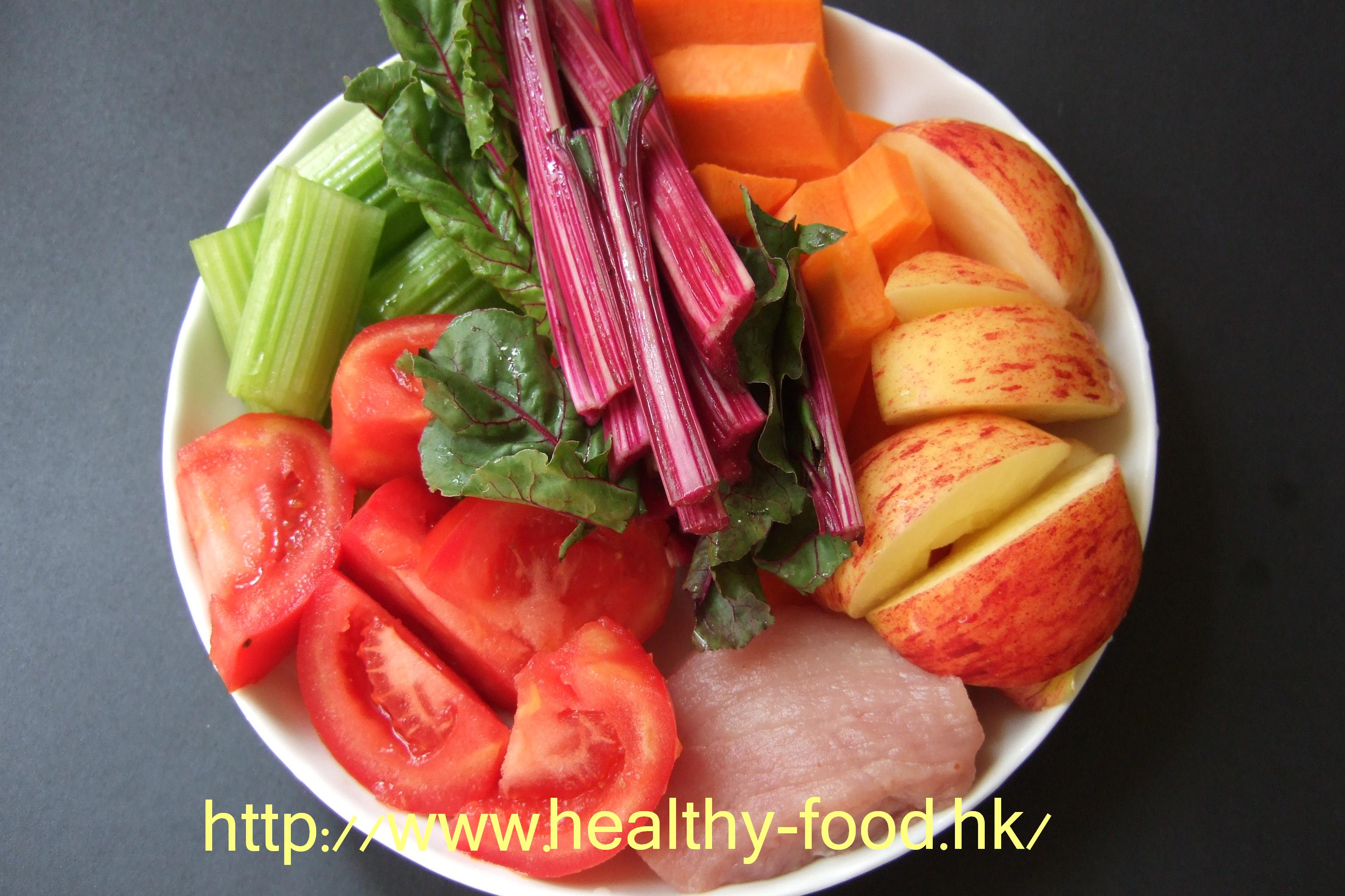 Apple, Vegetable and Lean Pork Soup