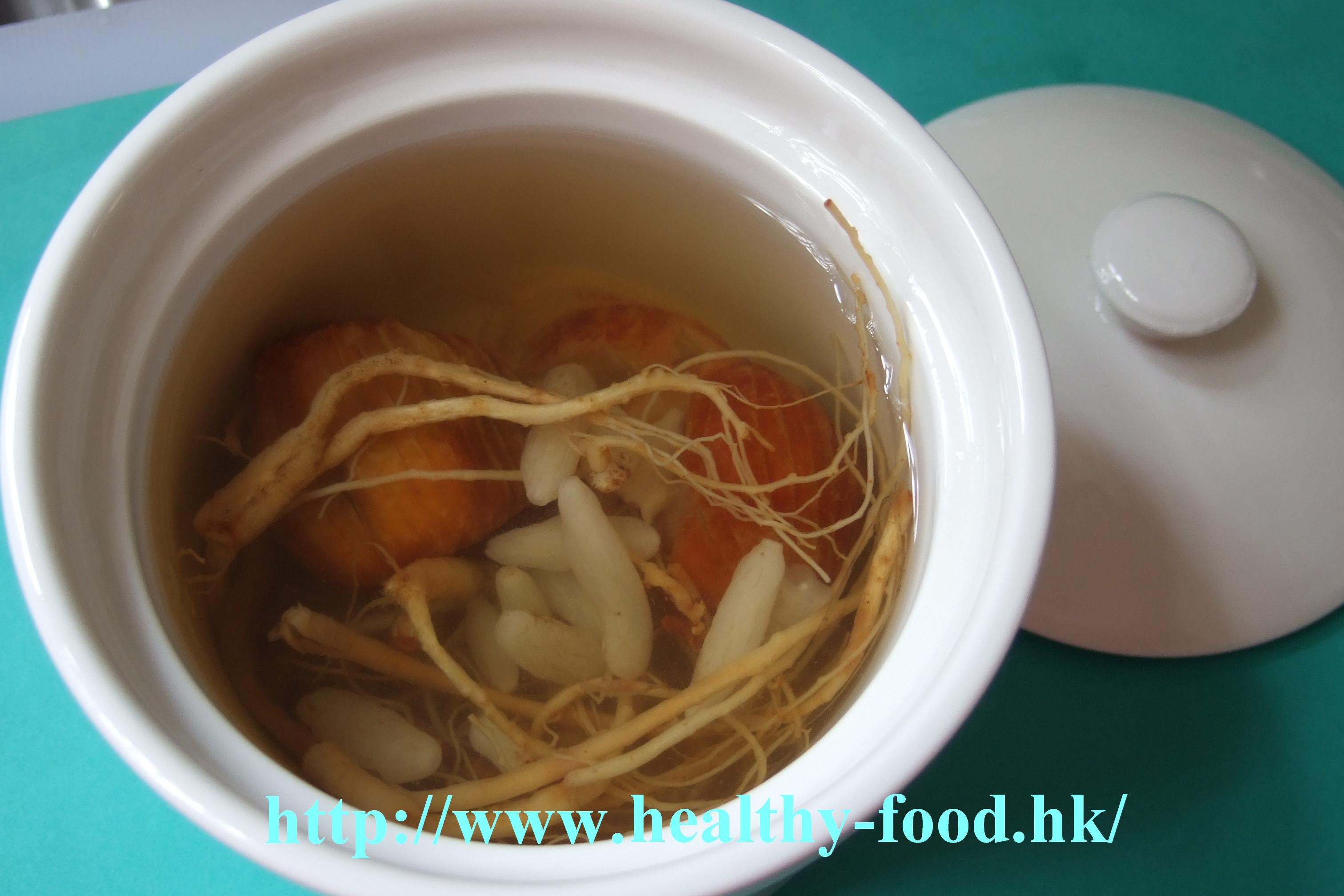 Ginseng Rootlet and Mai Dong Tea