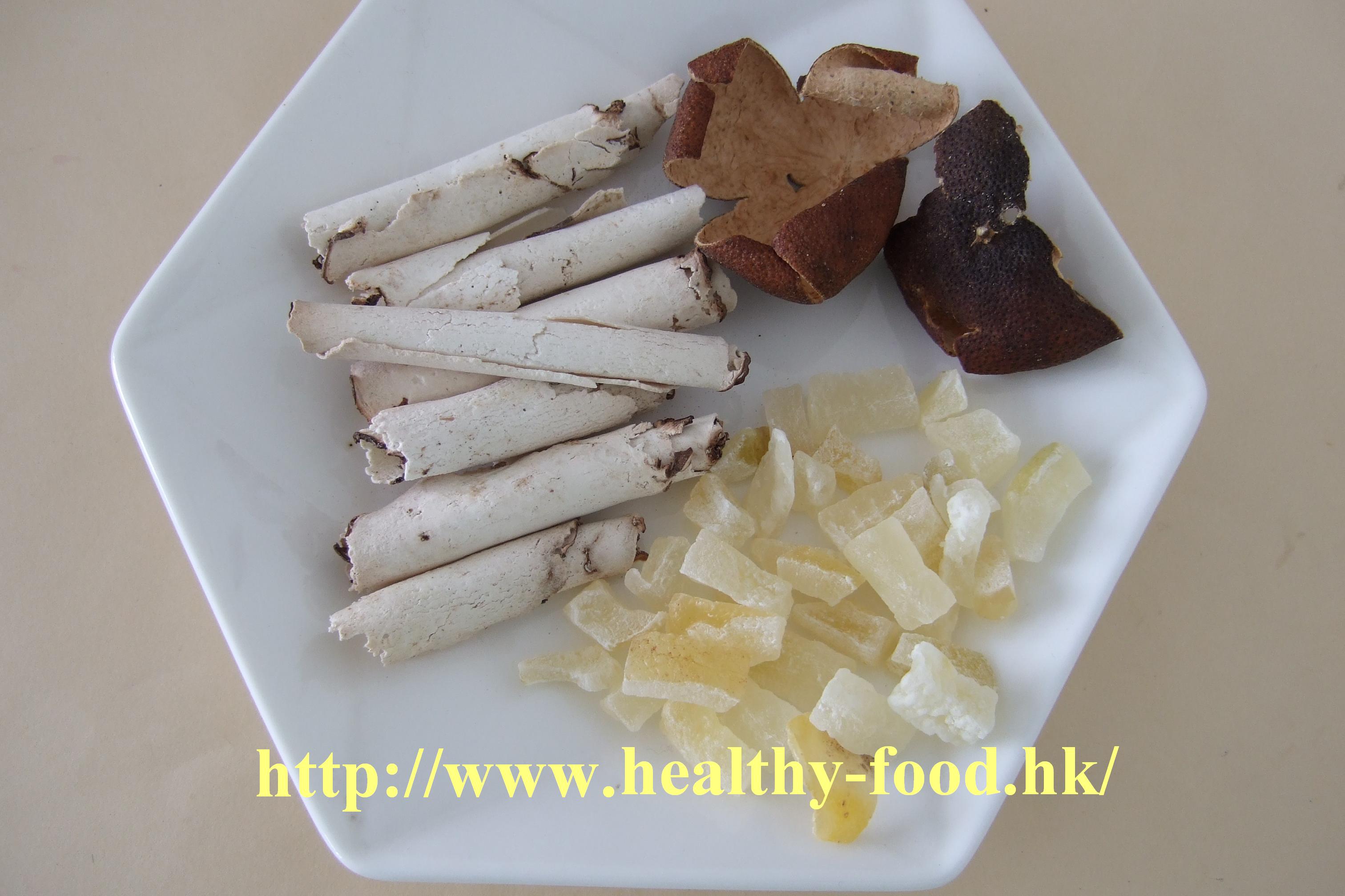 Candied Citron Peel, Aged Tangerine Peel and Poria Tea